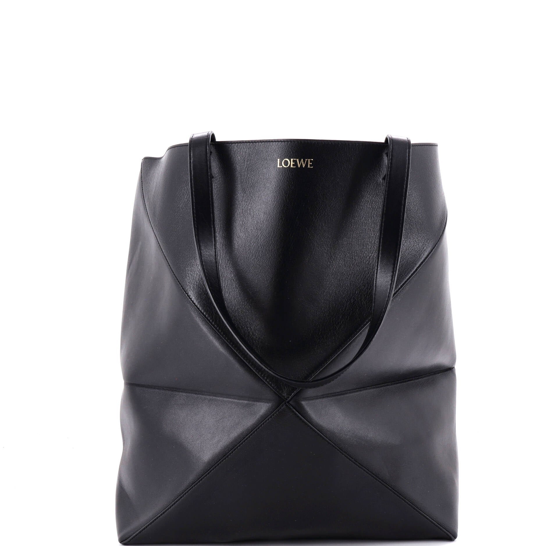 Puzzle Fold Tote Leather XL
