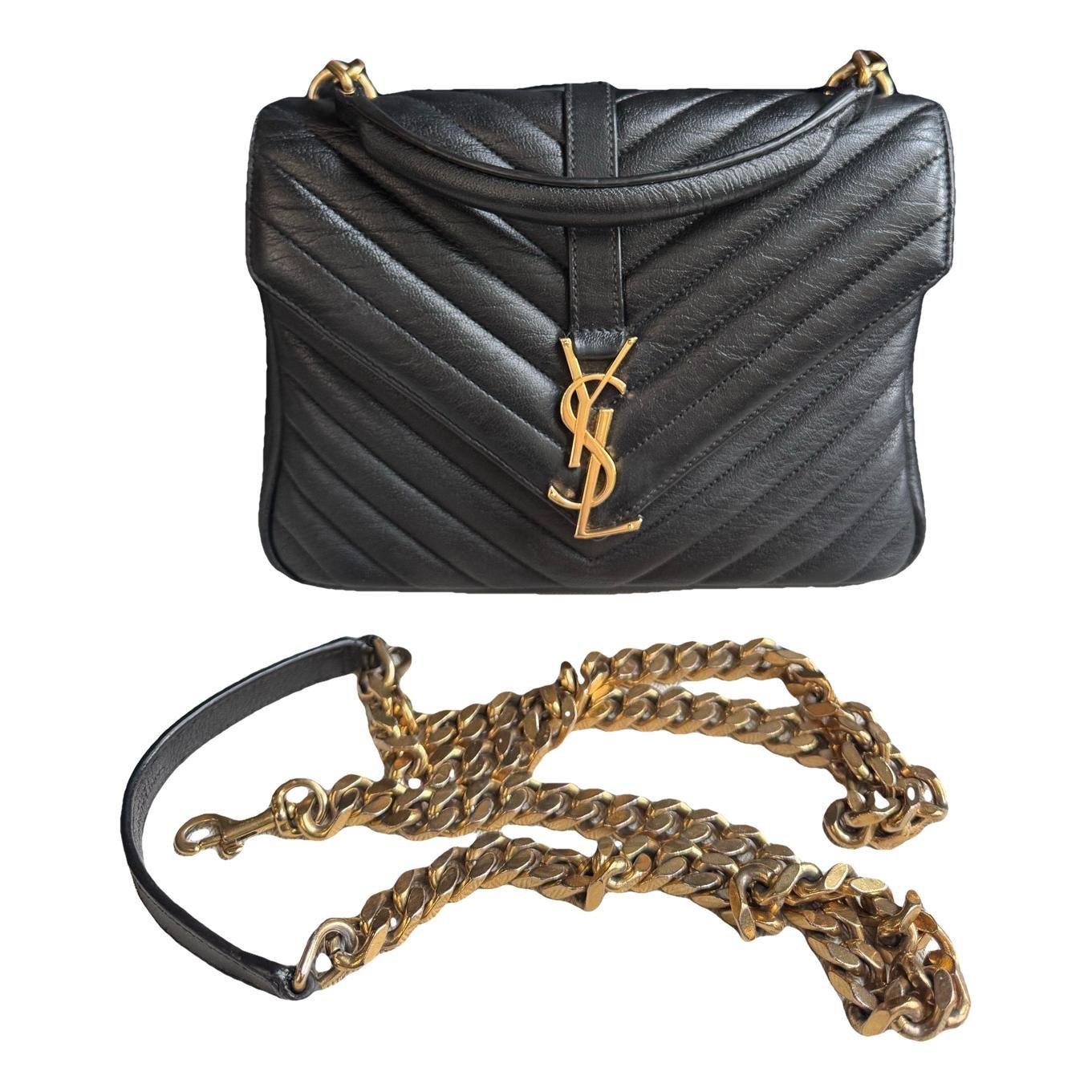 Collége monogramme leather handbag