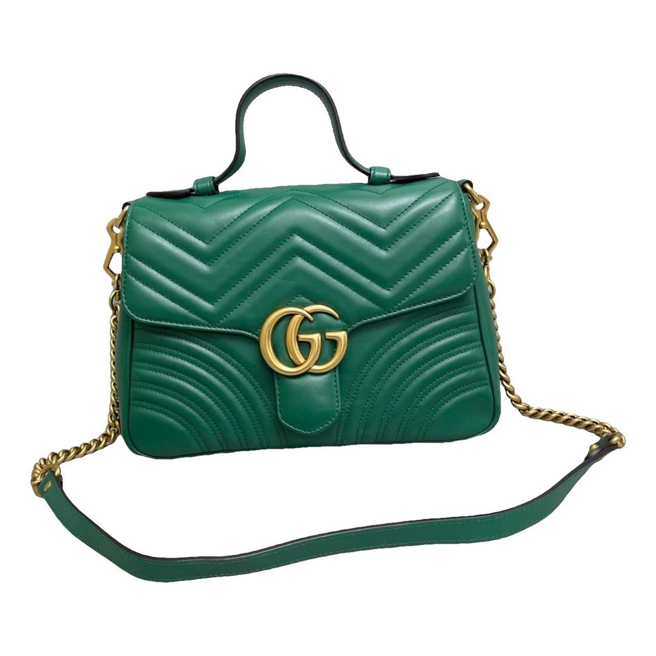 GG Marmont Flap leather handbag
