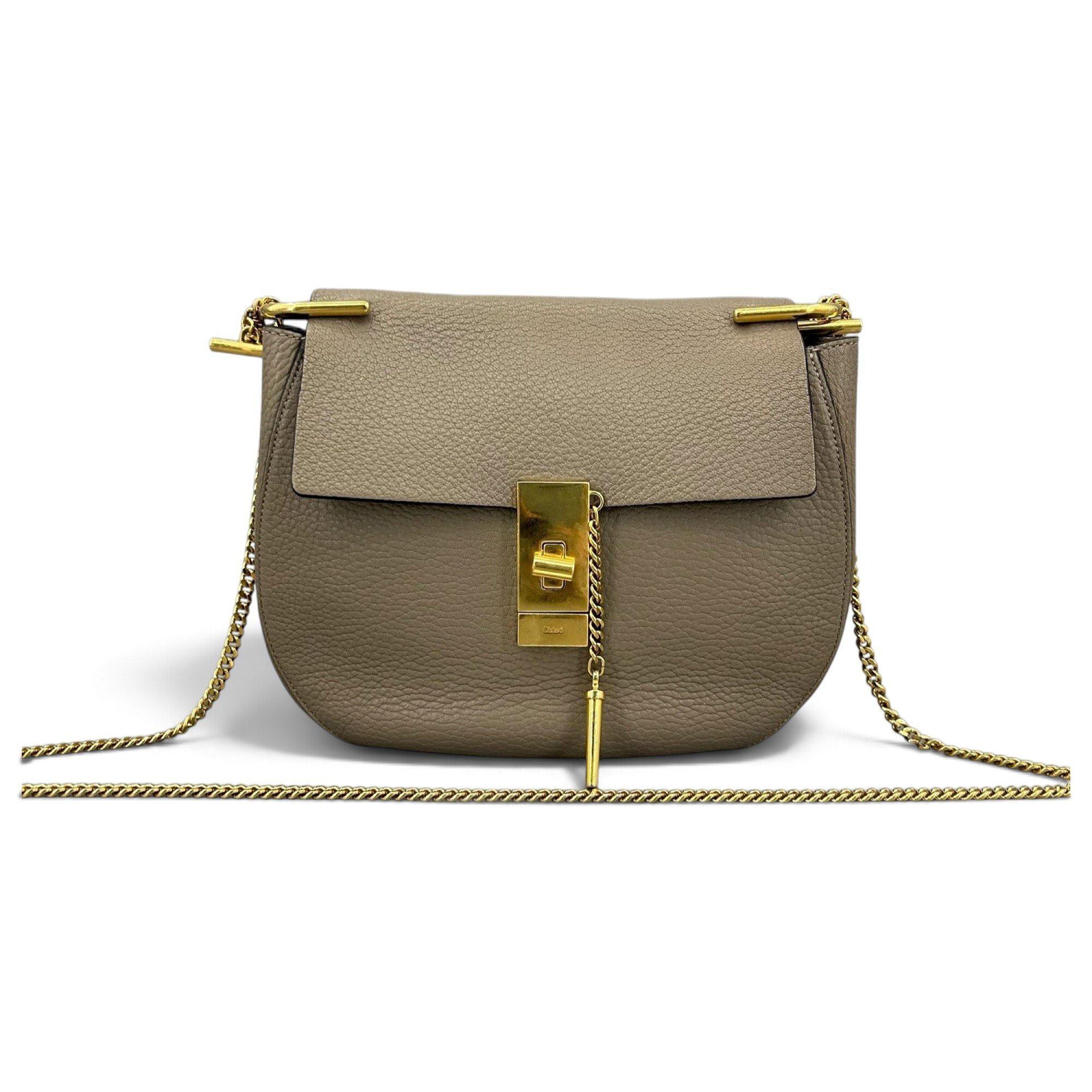 Drew leather crossbody bag