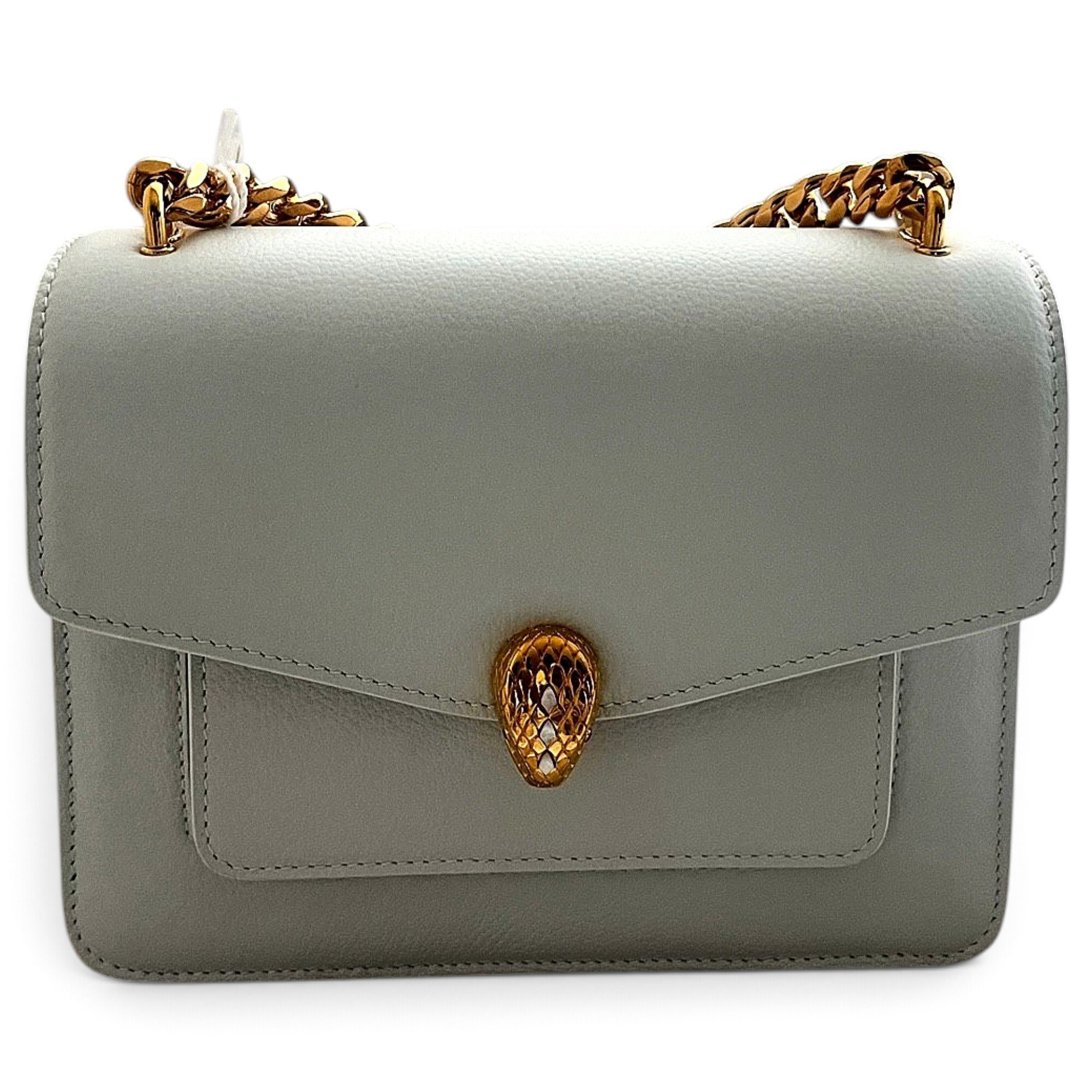 Serpenti leather handbag