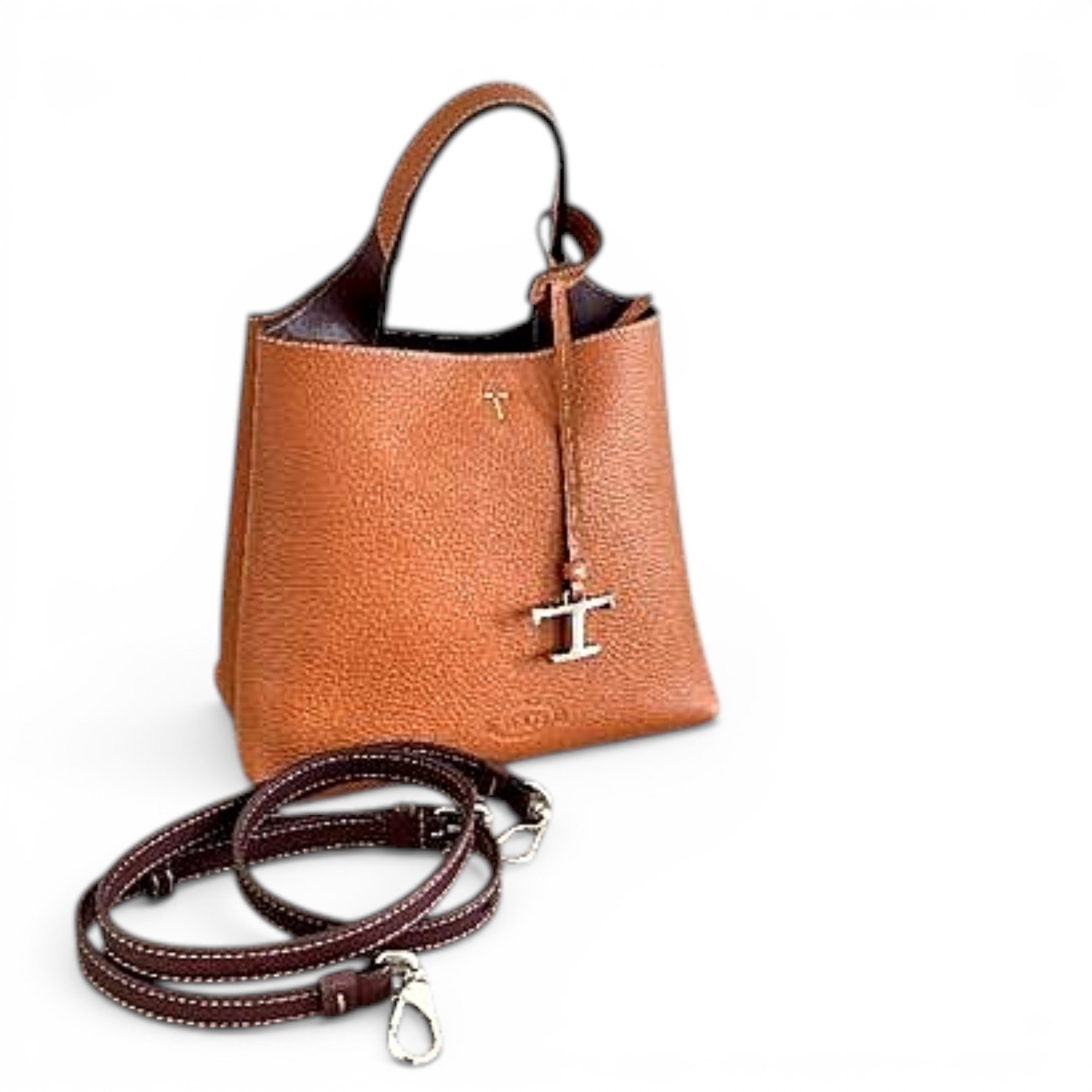 Leather tote