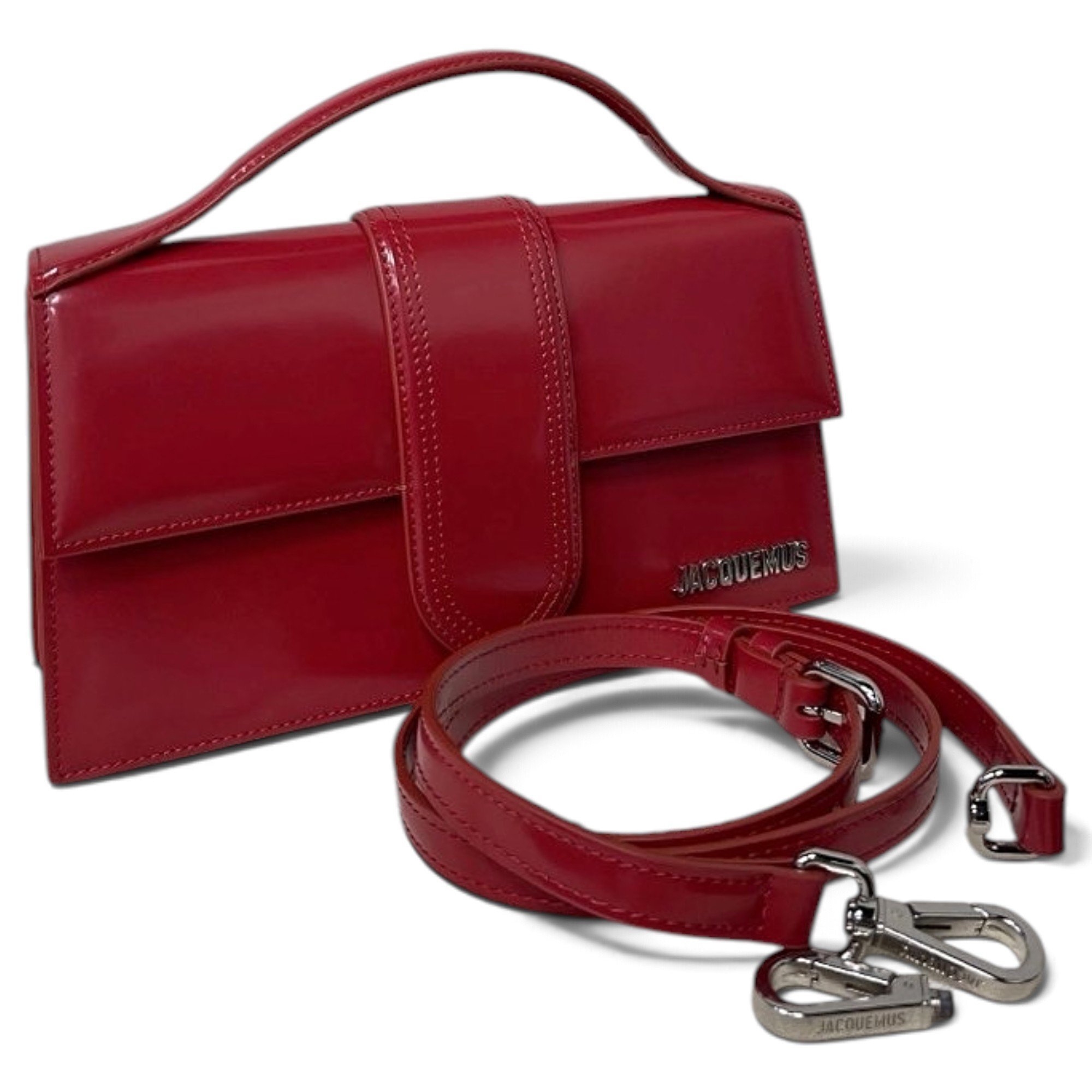 Jacquemus Le Bambino patent leather handbag