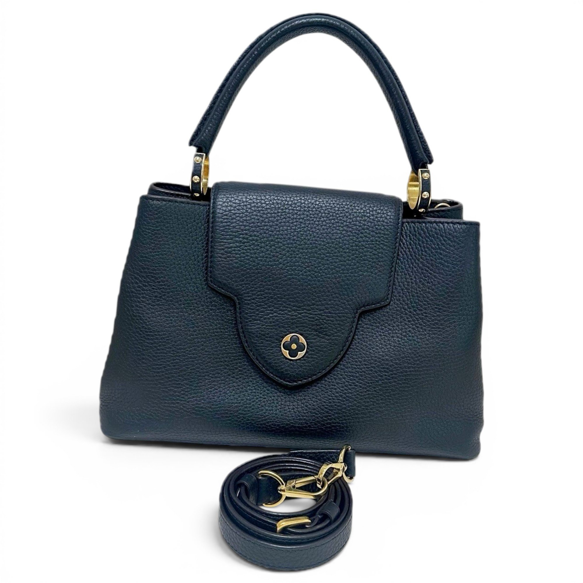 Capucines leather handbag