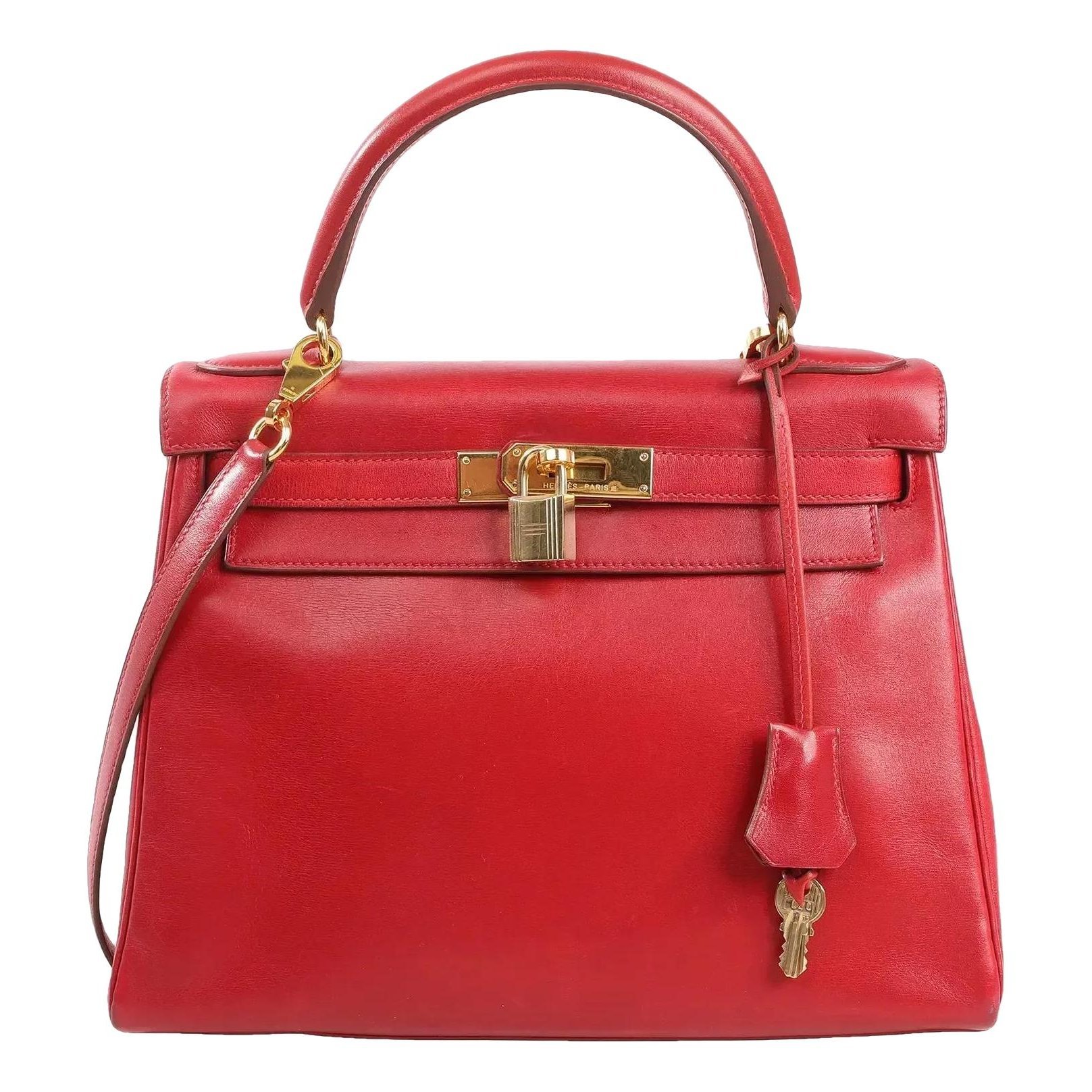 Kelly 28 leather handbag