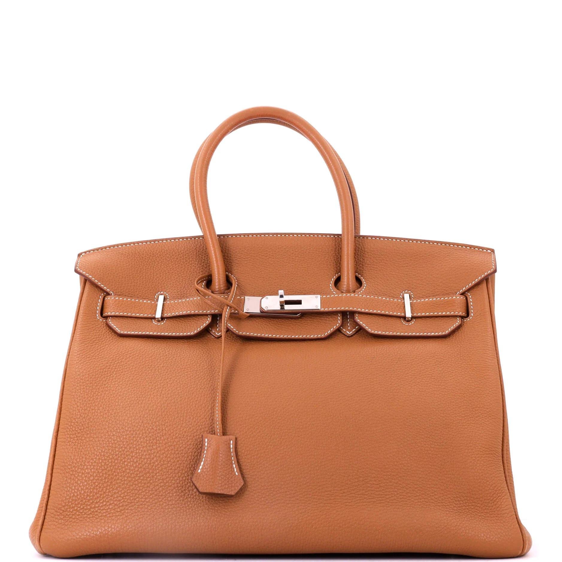 Birkin 35 leather tote