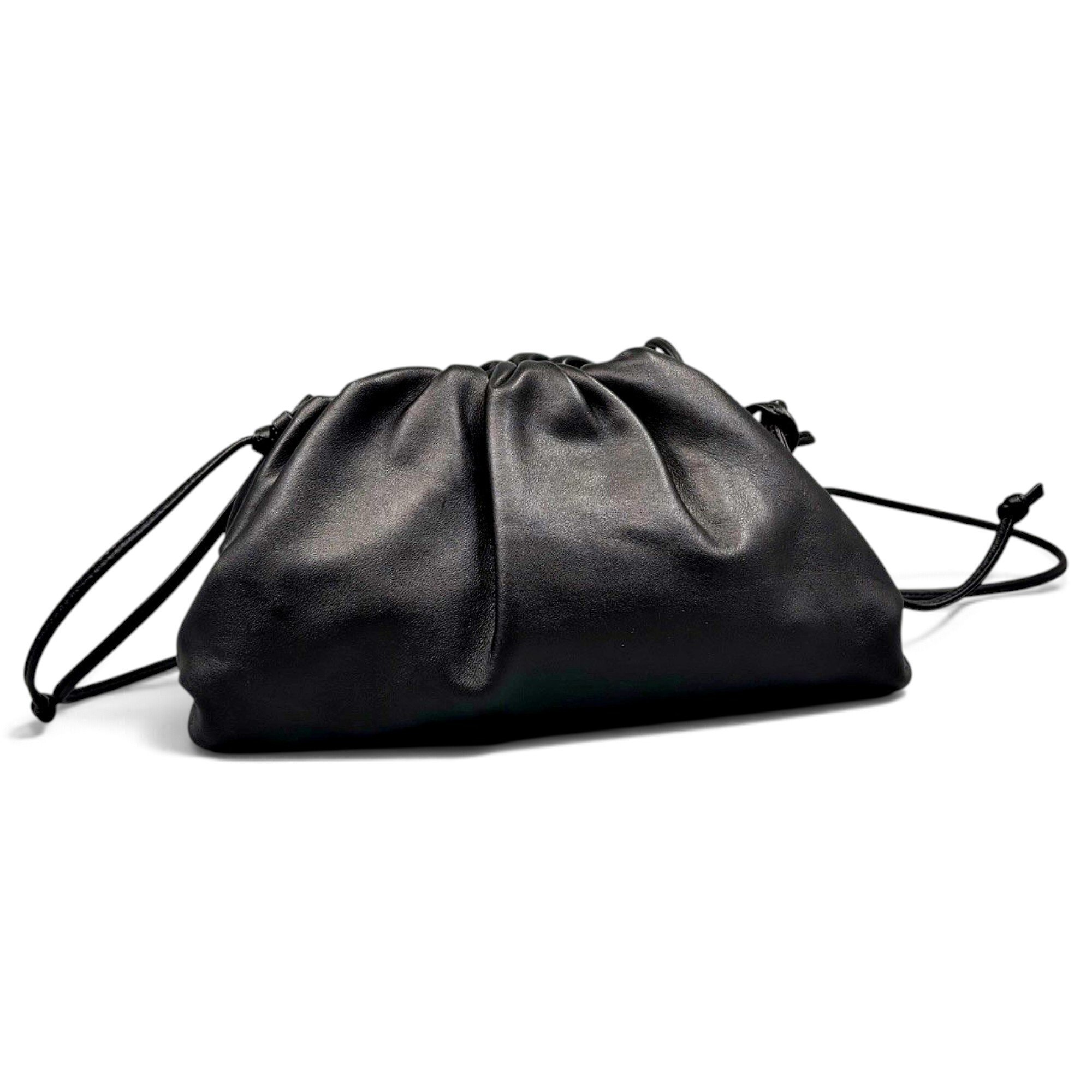 Pouch leather handbag