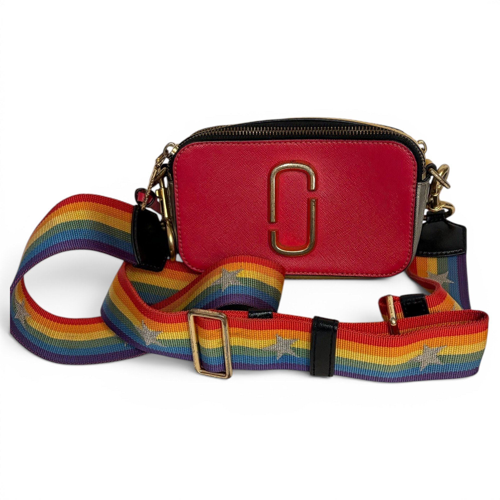 Snapshot leather crossbody bag