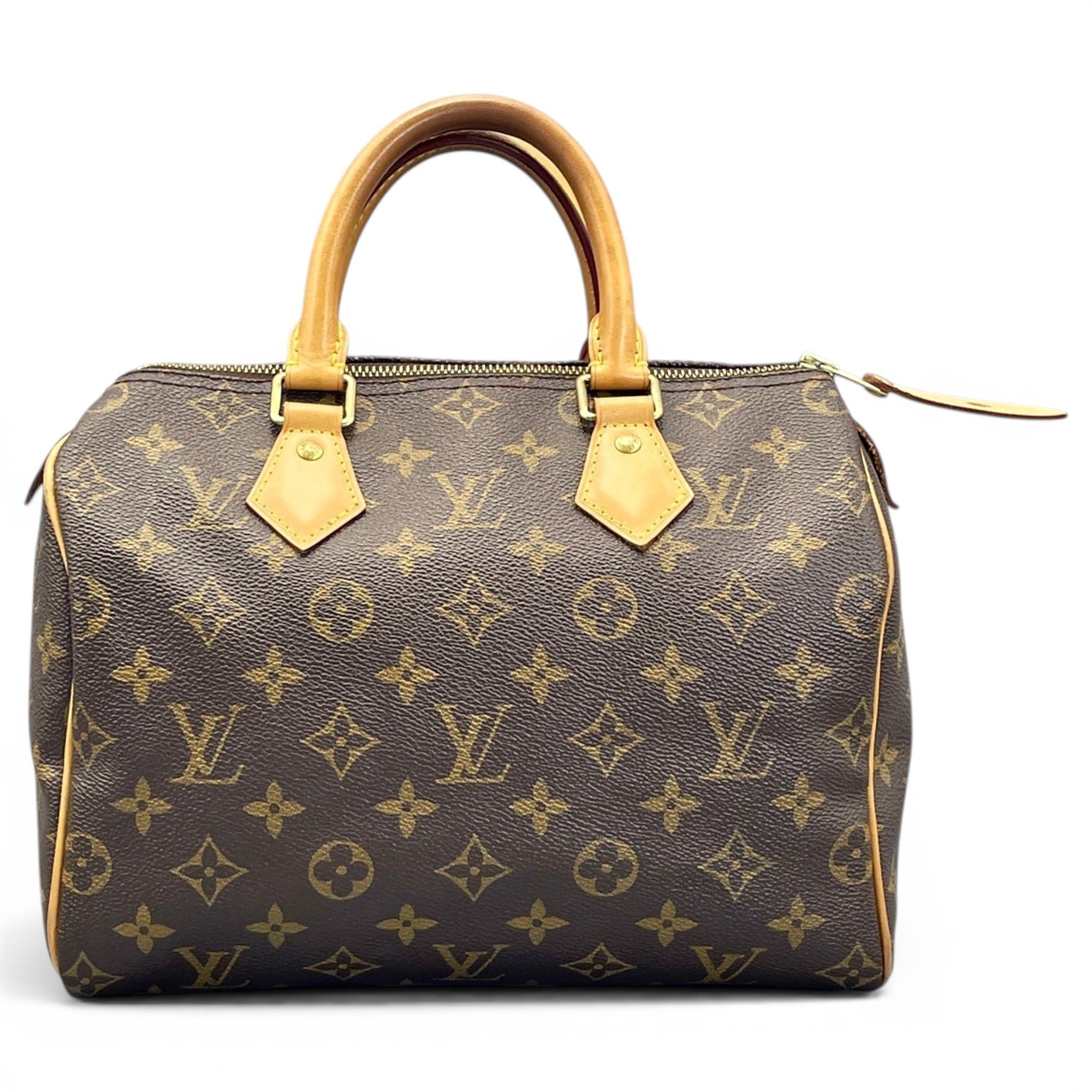 Speedy leather handbag