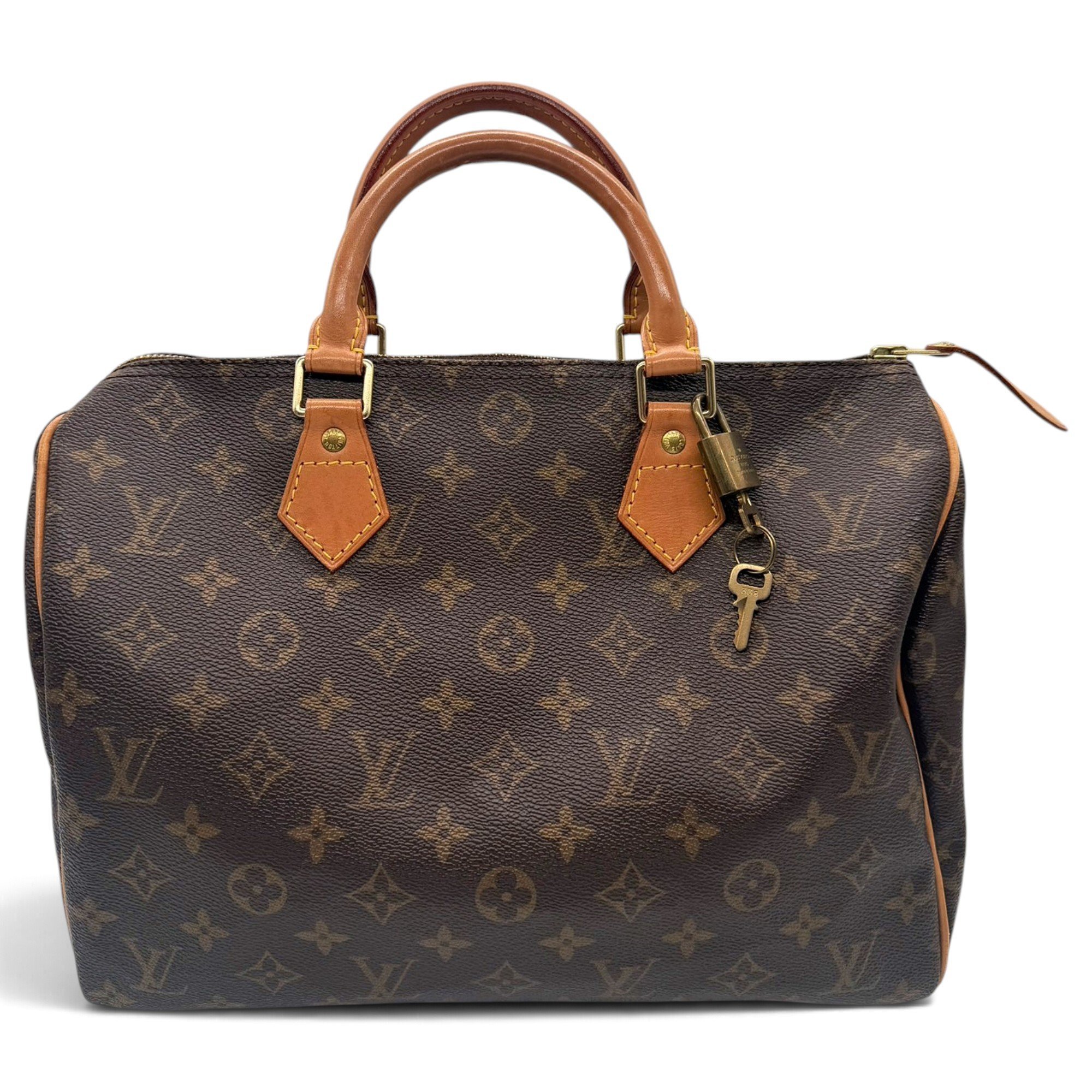 Louis Vuitton Speedy leather handbag