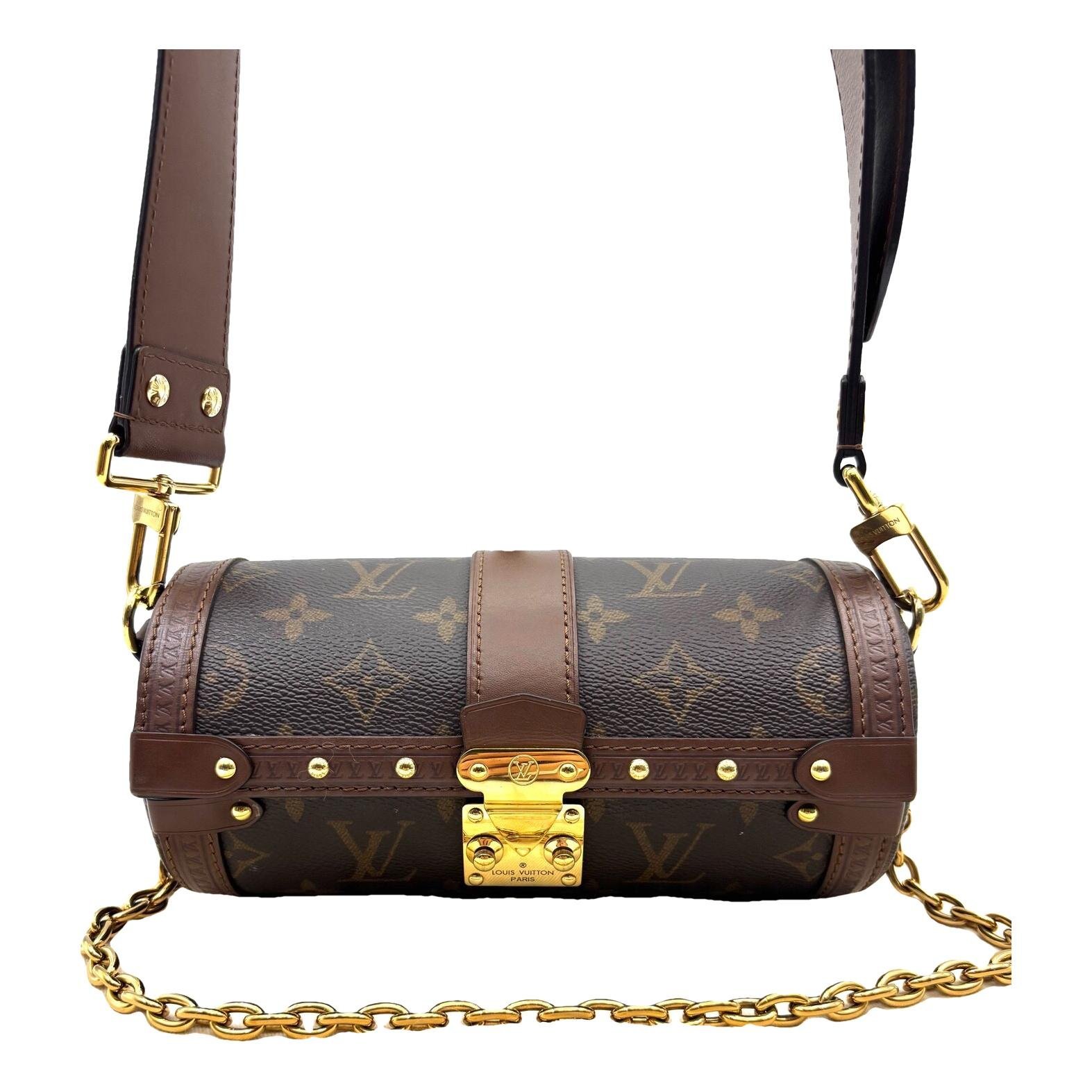 Papillon Trunk leather handbag