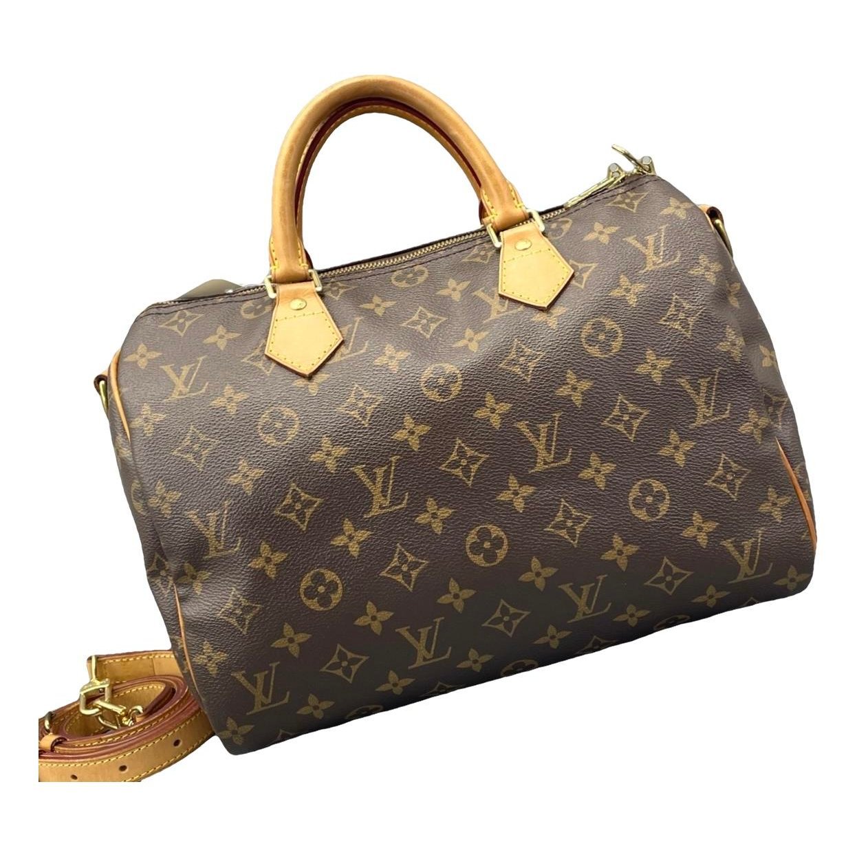 Speedy Bandoulière leather handbag