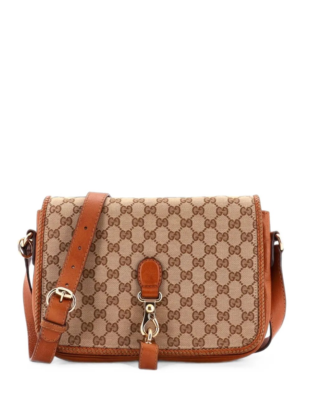 Marrakech Messenger Bag GG Canvas with Leather Medium crossbody bag