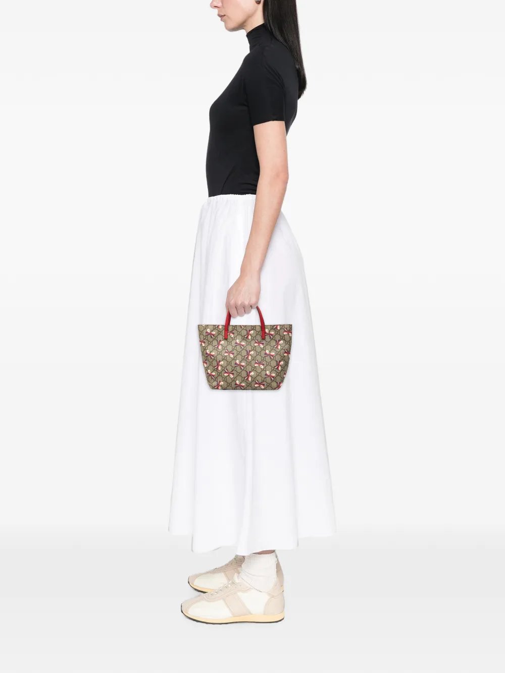 2016-2026 Childrens GG Supreme Ribbon tote bag