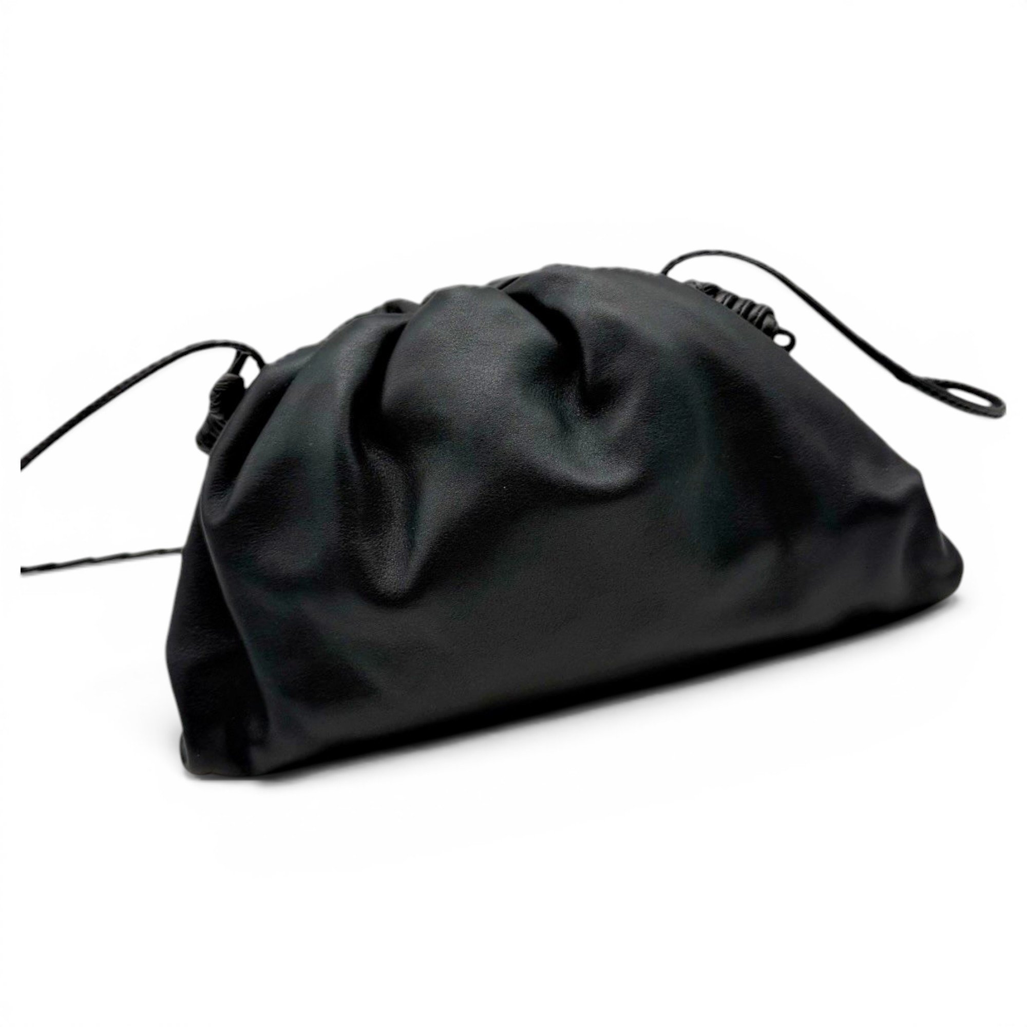 Pouch leather handbag