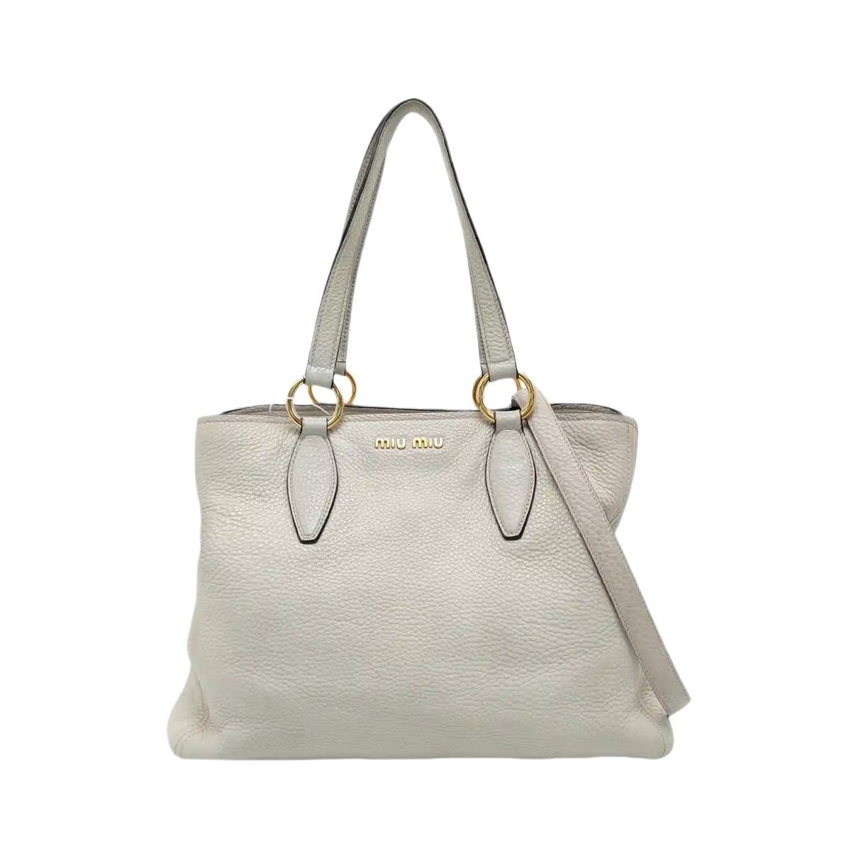 Leather tote