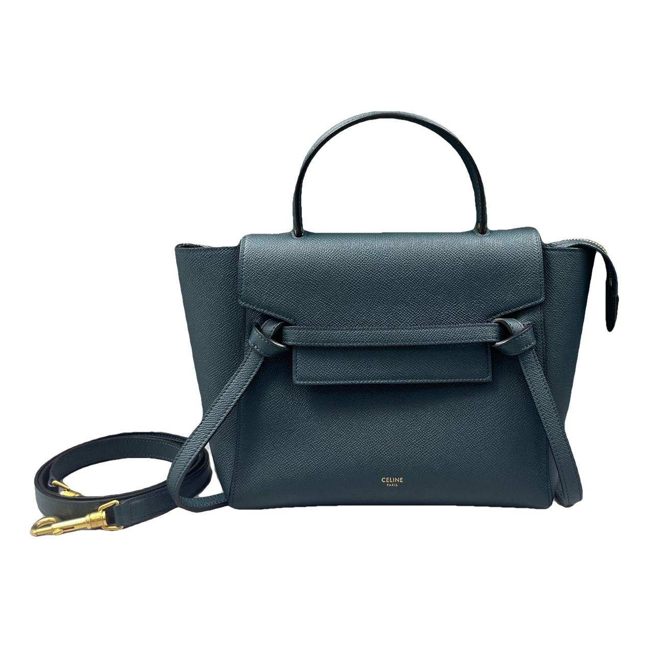 Belt leather handbag