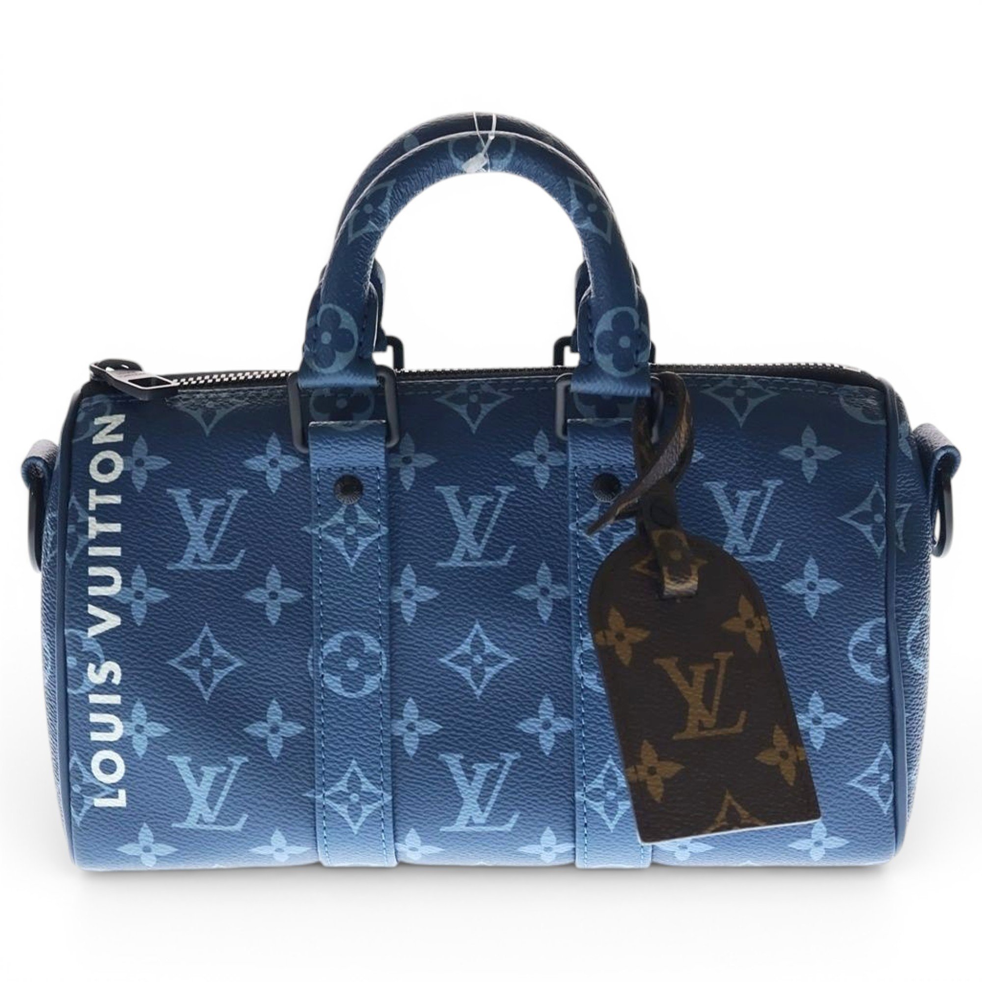 Keepall leather travel bag
