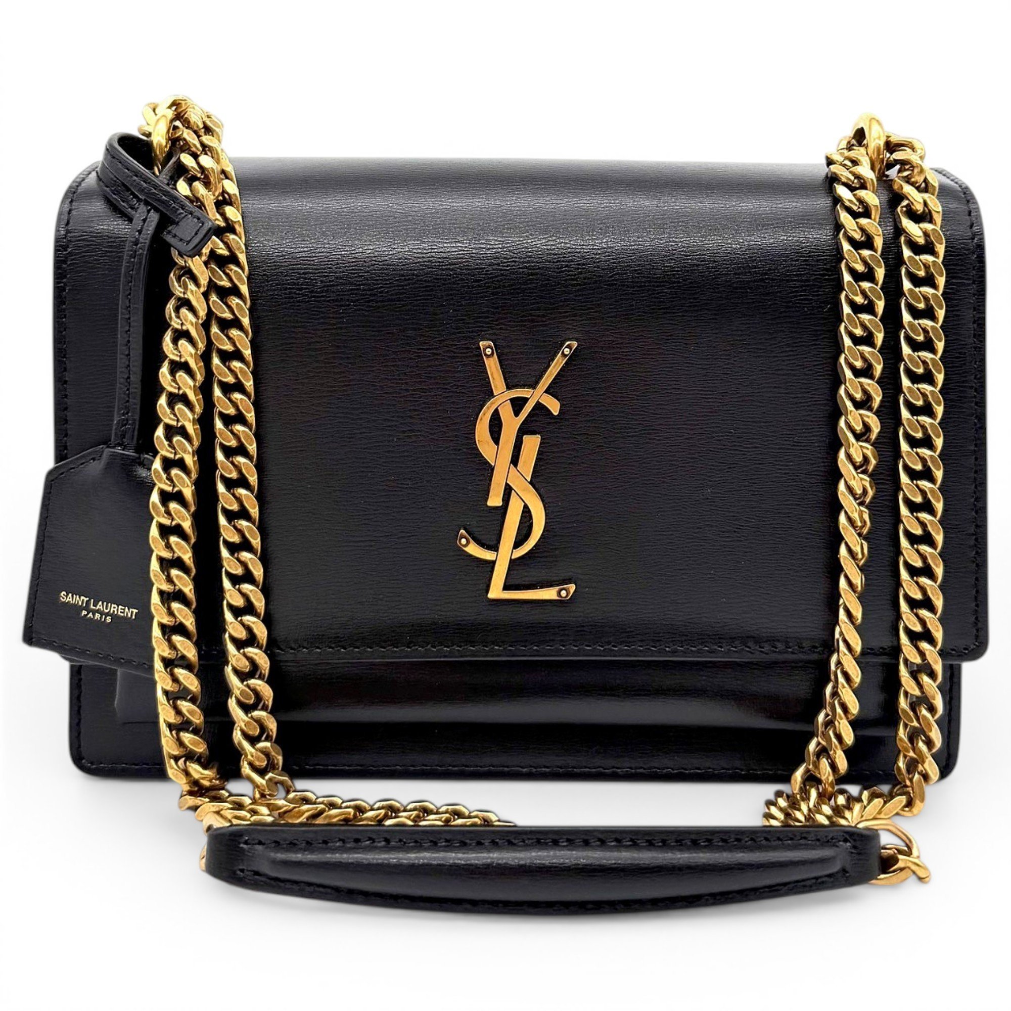 Sunset leather crossbody bag