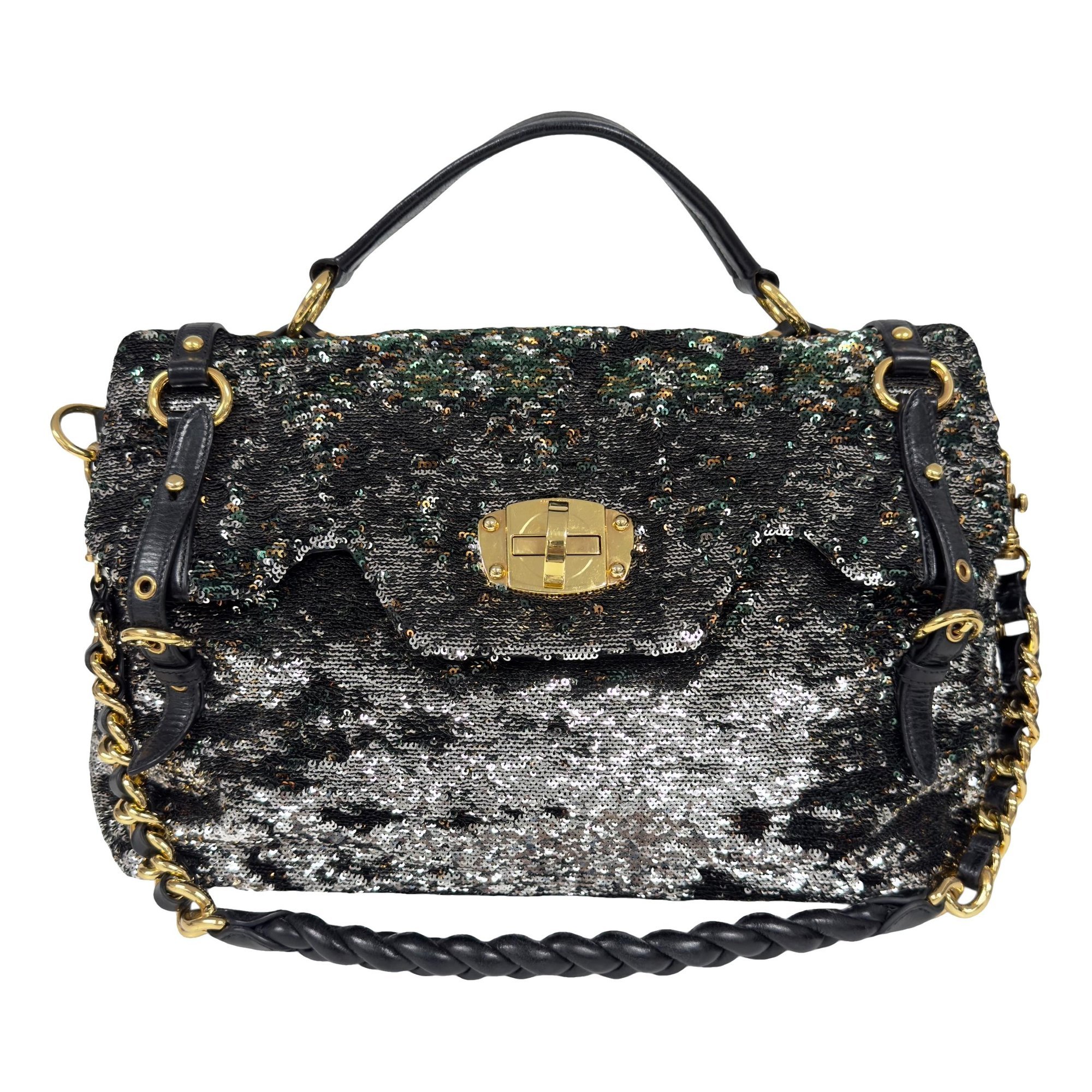Cleo glitter handbag