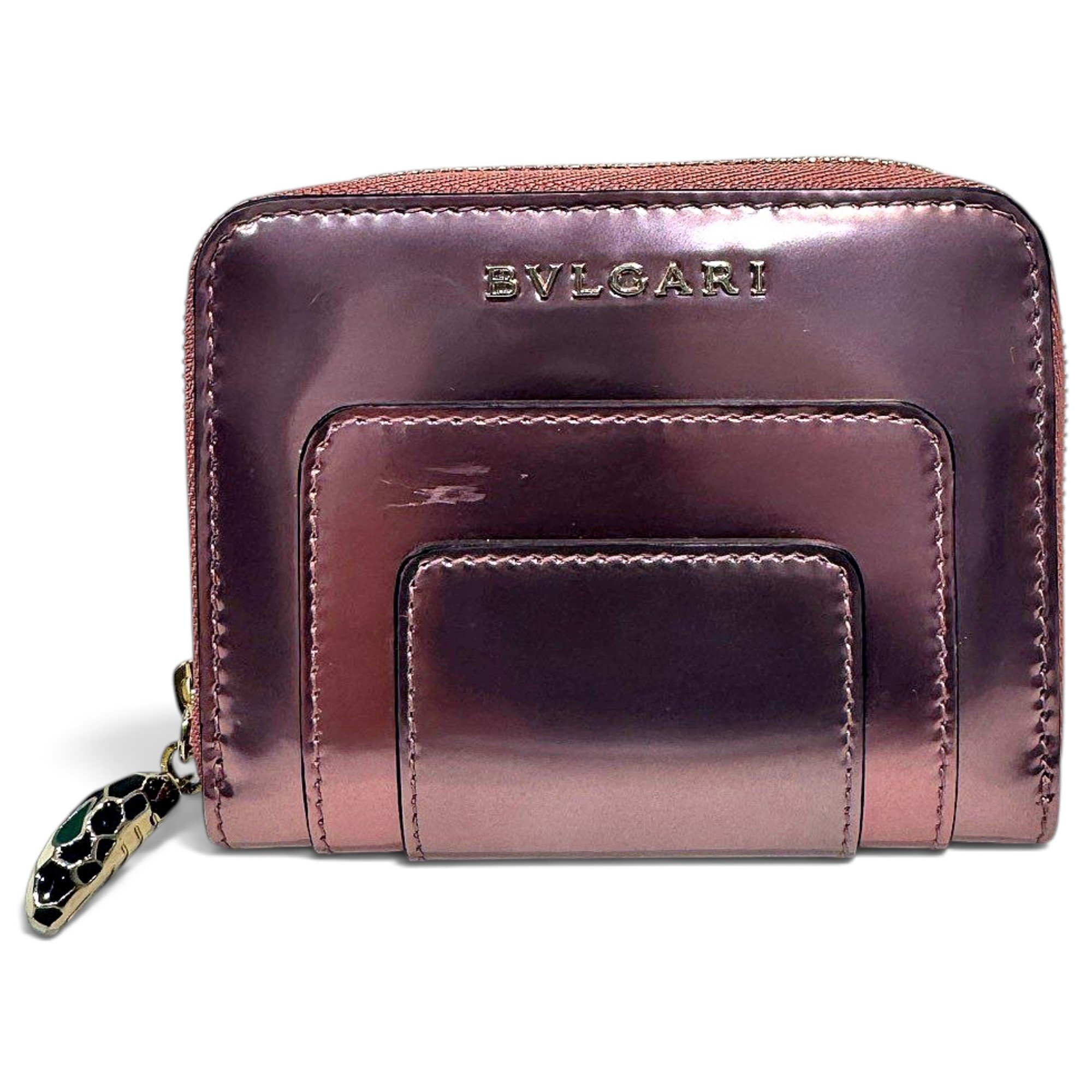 Bvlgari Patent leather clutch bag