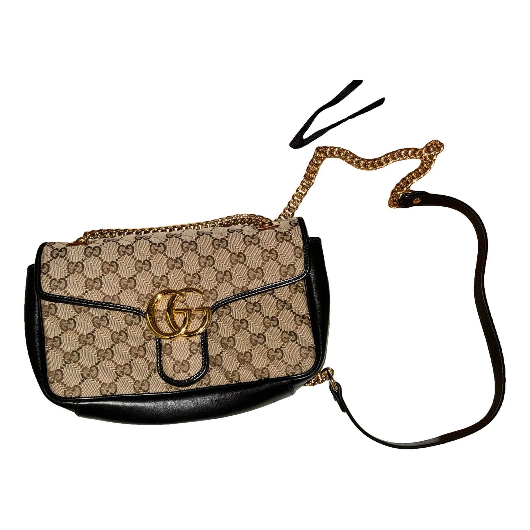 GG Marmont Flap leather handbag