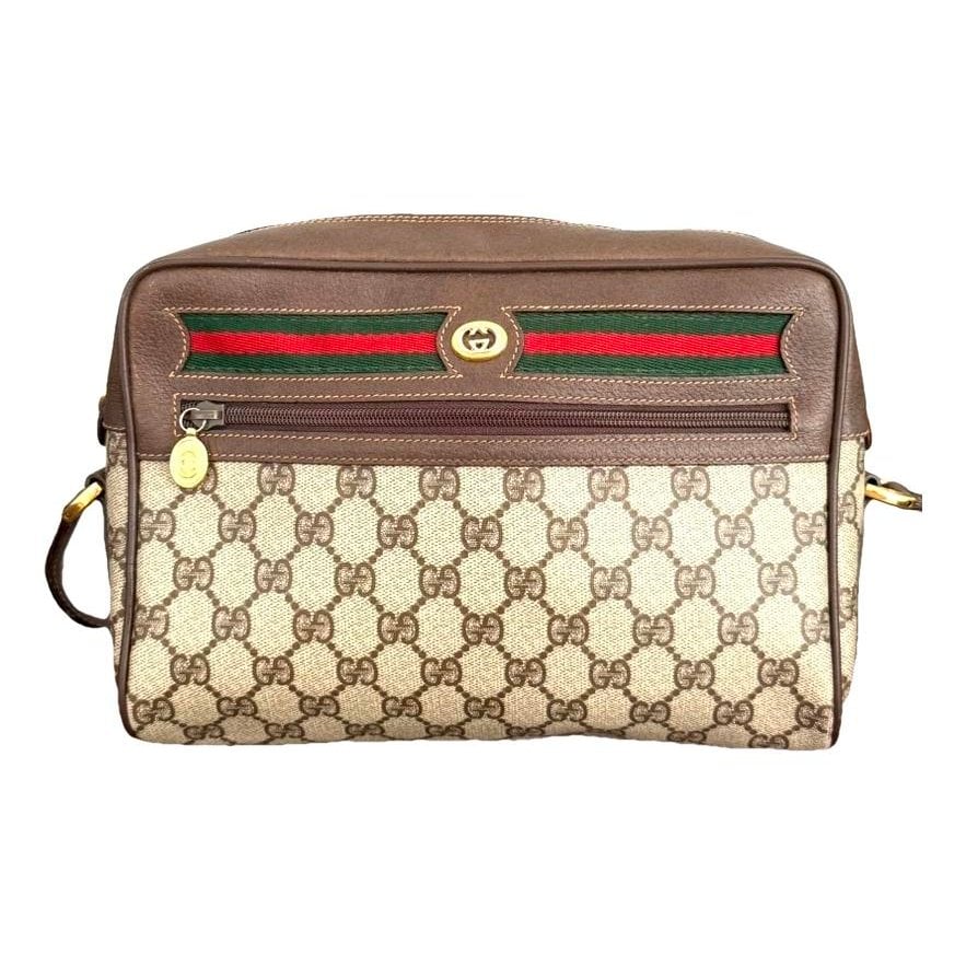 Ophidia patent leather crossbody bag