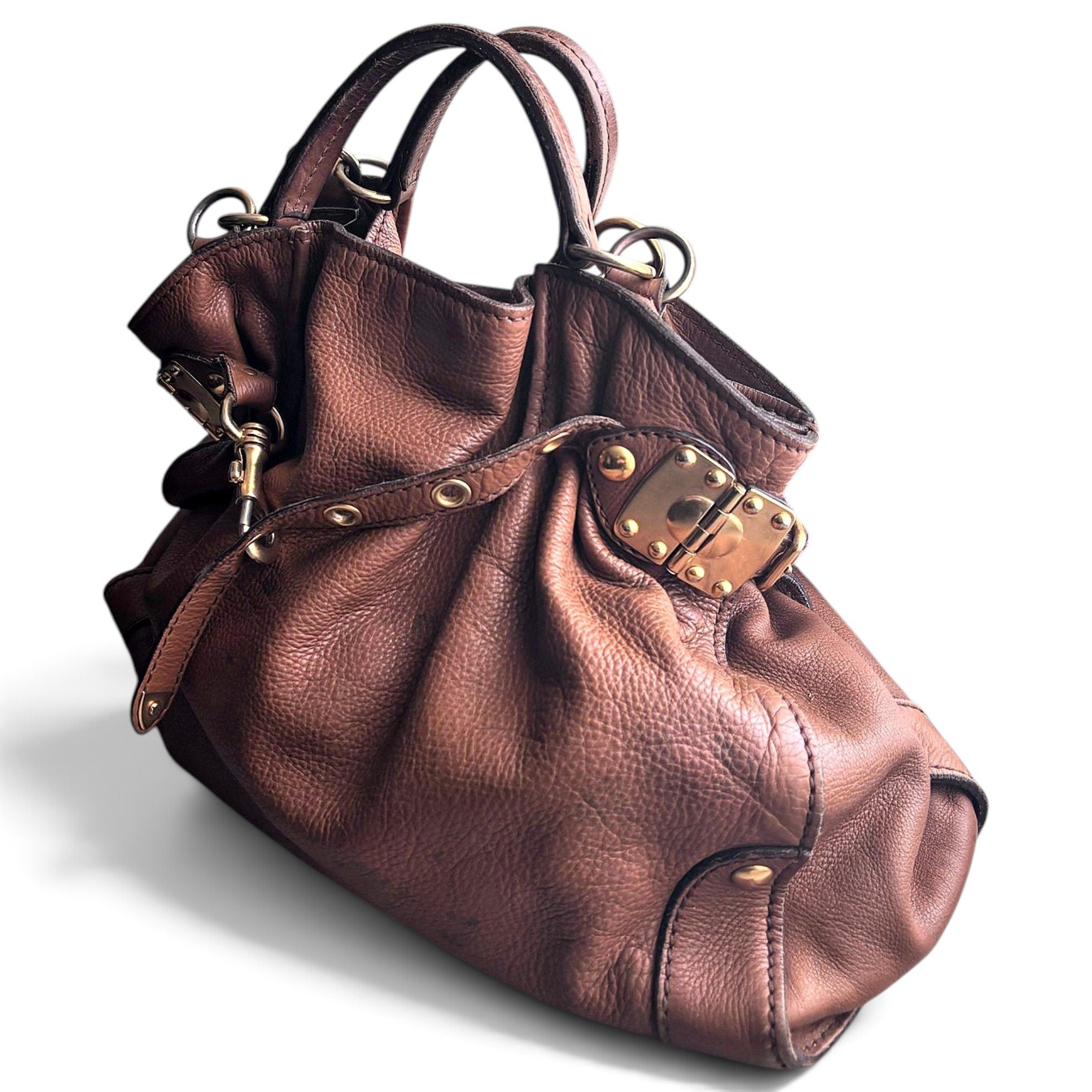 Vitello leather handbag