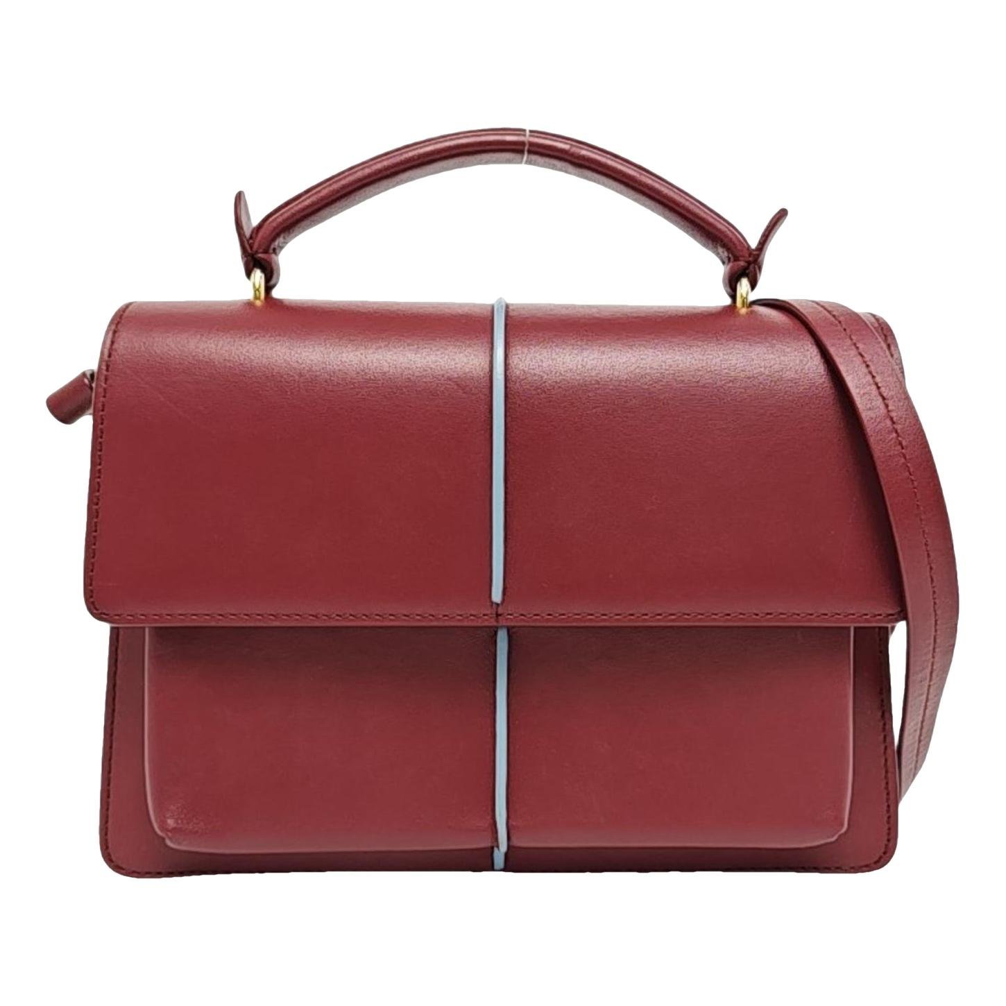 Marni Trunk leather crossbody bag