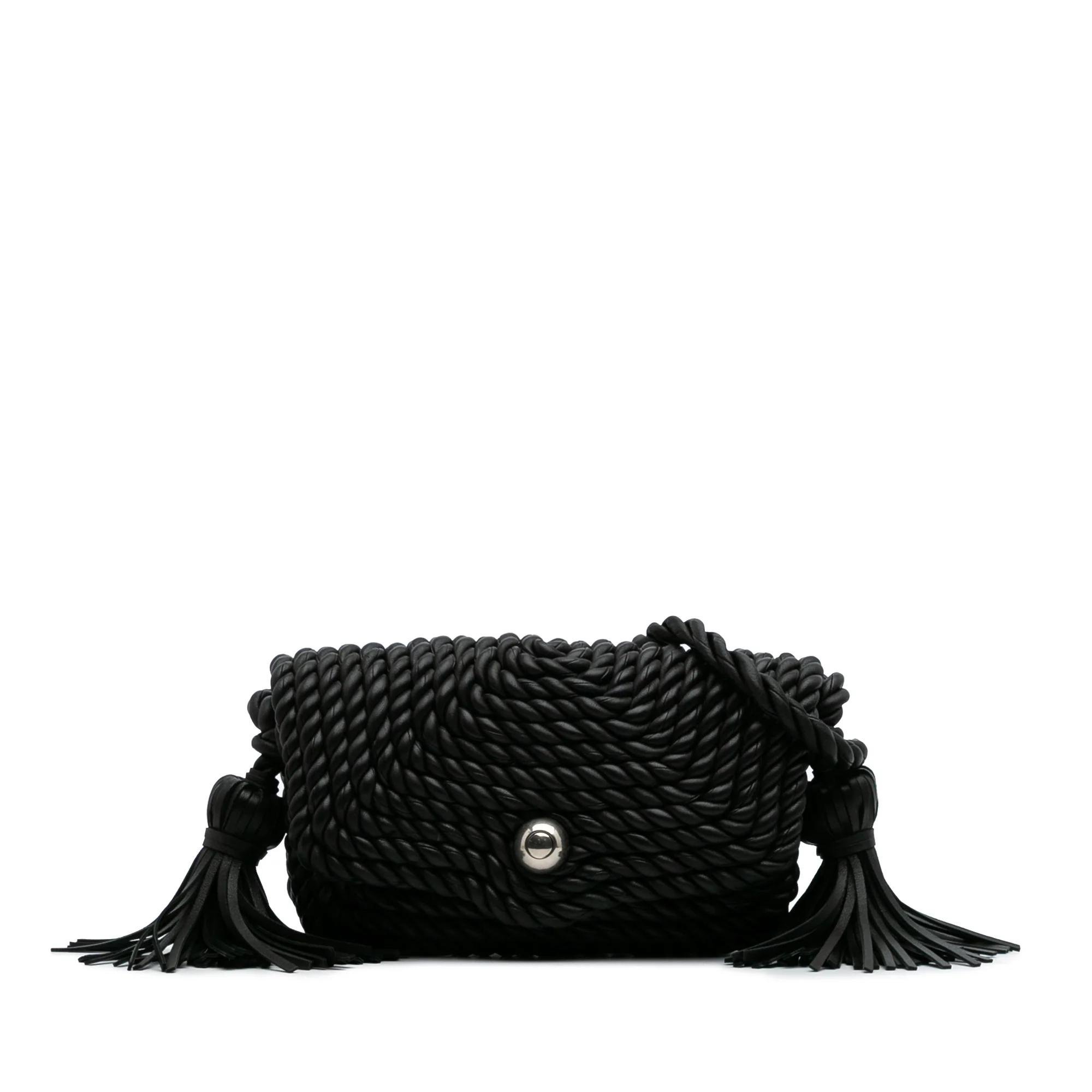 Twist pony-style calfskin handbag