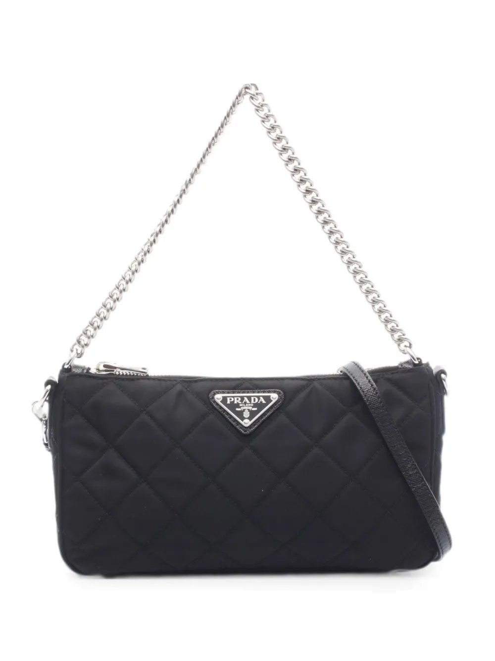 2010s quilted chain shoulder bag