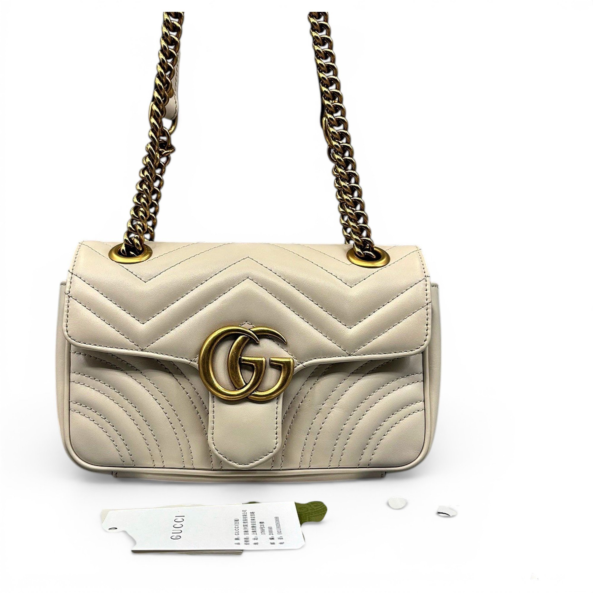 GG Marmont Flap leather handbag