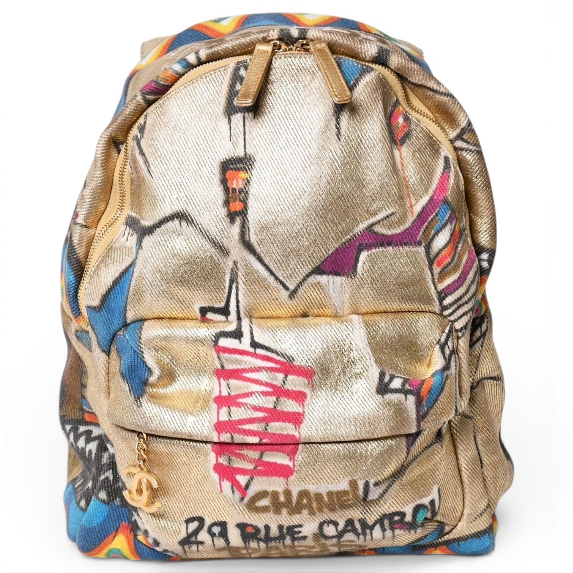 Graffiti cloth backpack