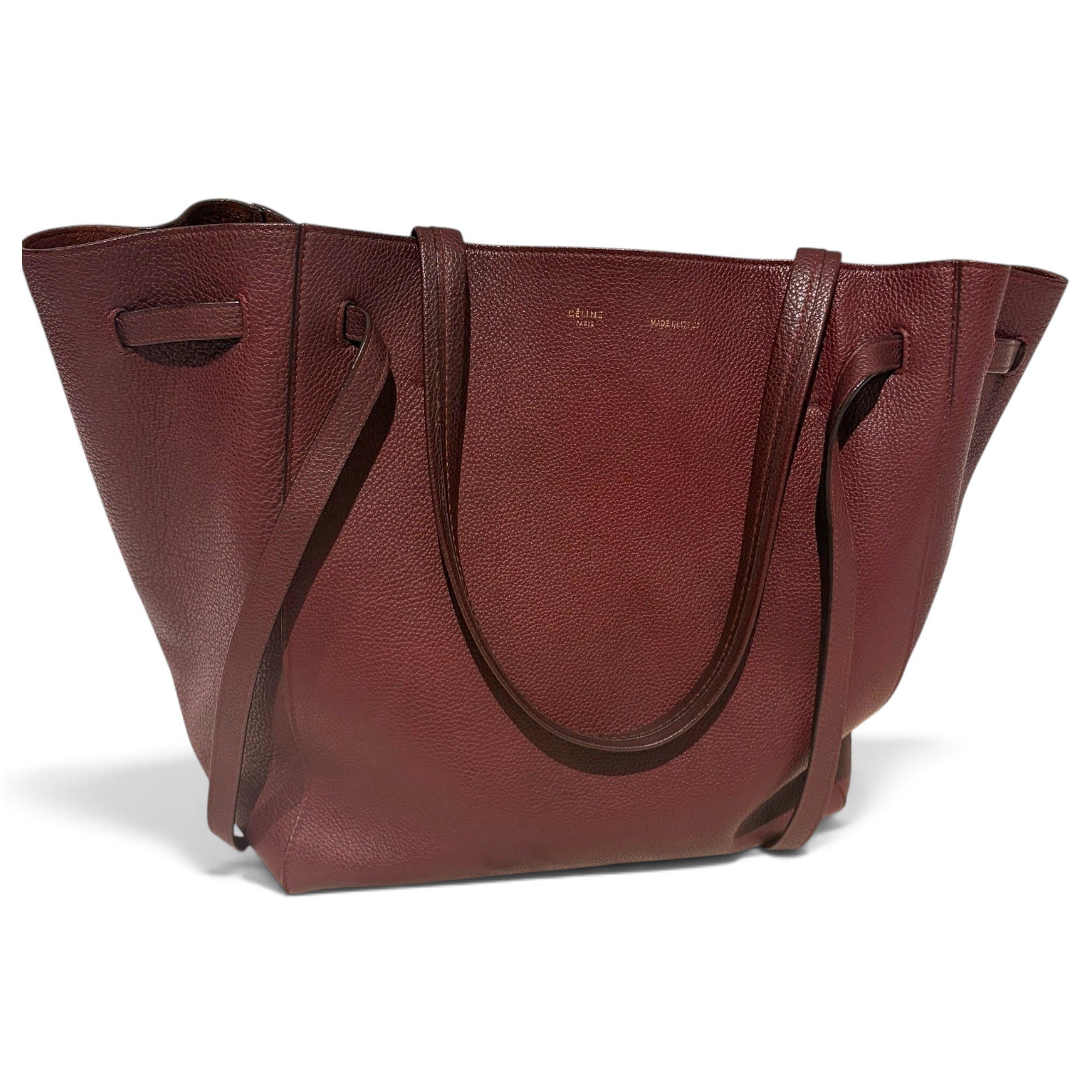 Cabas leather handbag