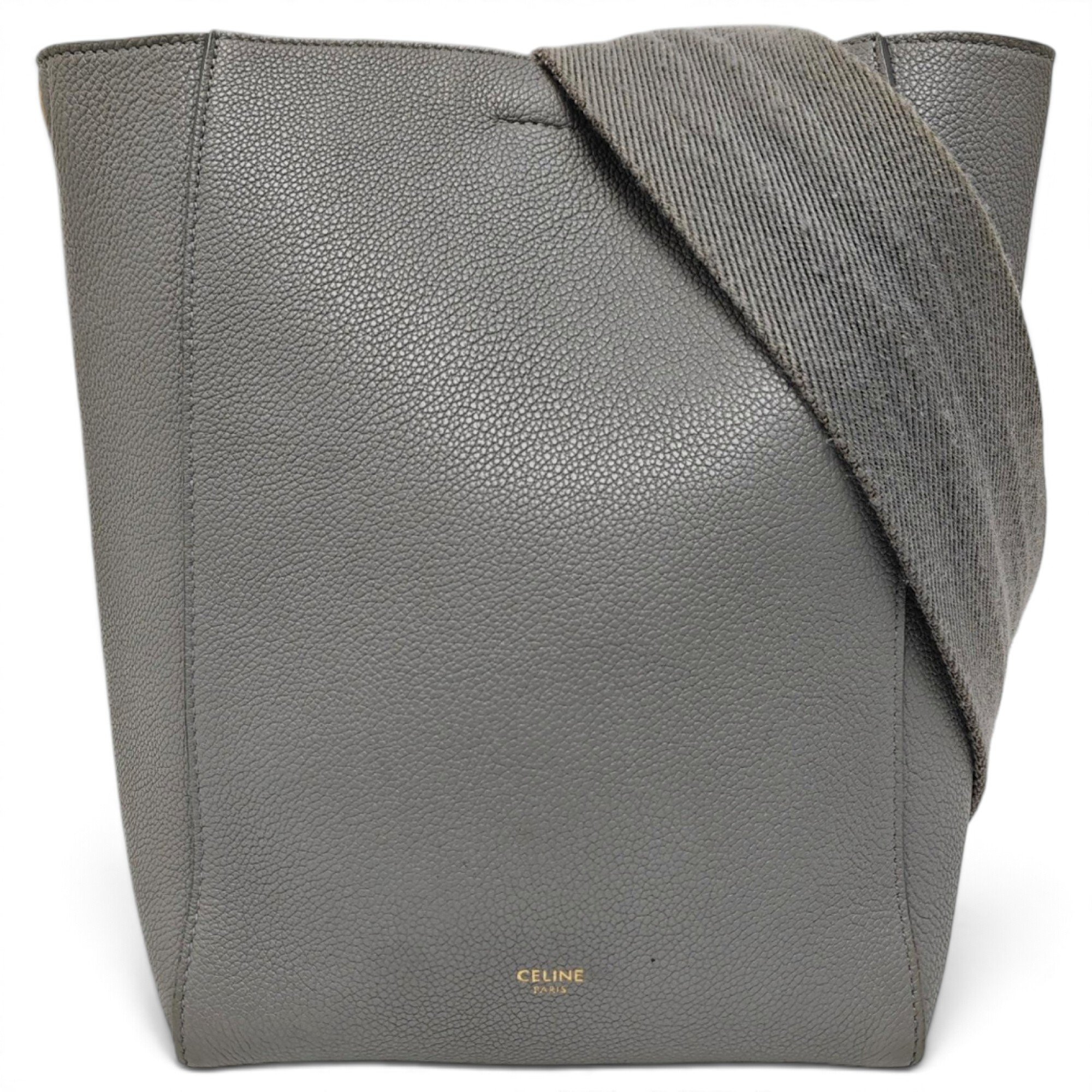 Seau Sangle leather handbag
