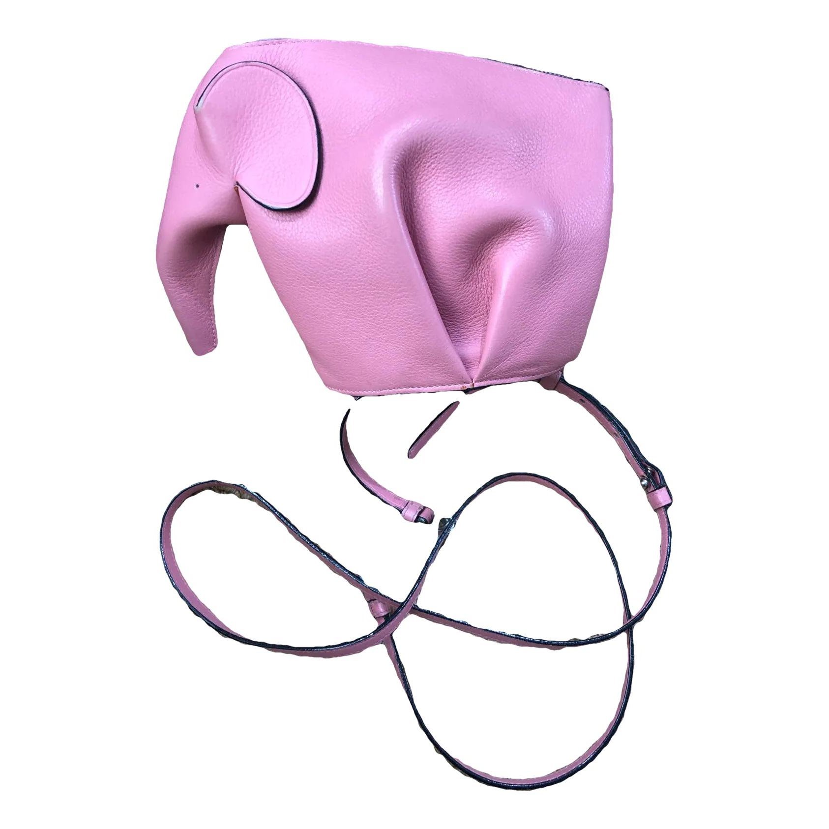 Animals leather crossbody bag