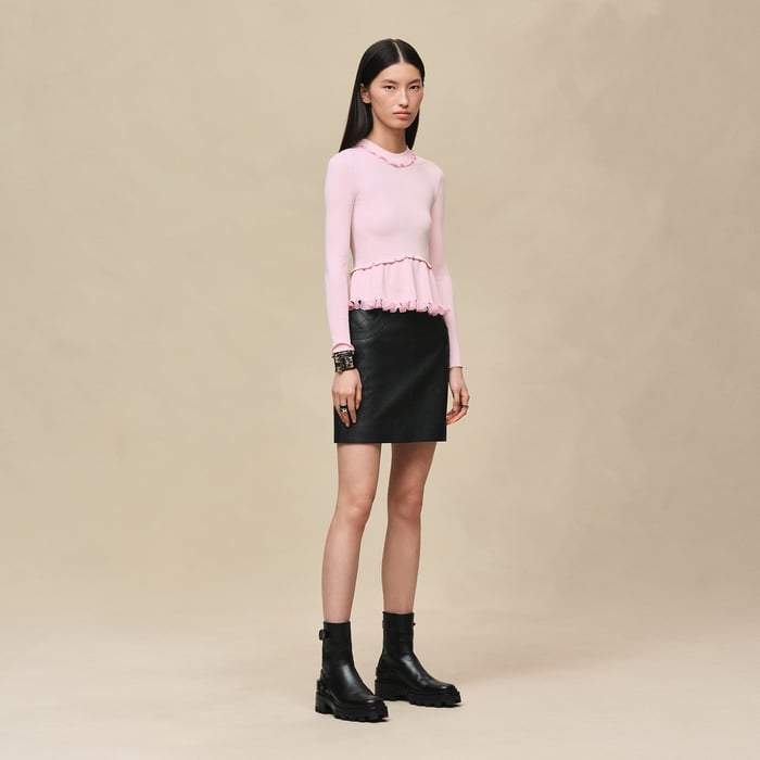 Rose Craie Jewel Long-sleeve Sweater