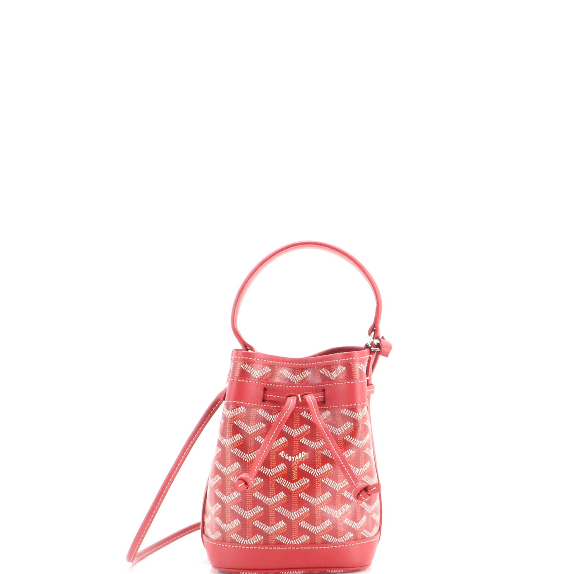 Goyard Petit Flot Bucket Bag Coated Canvas Mini