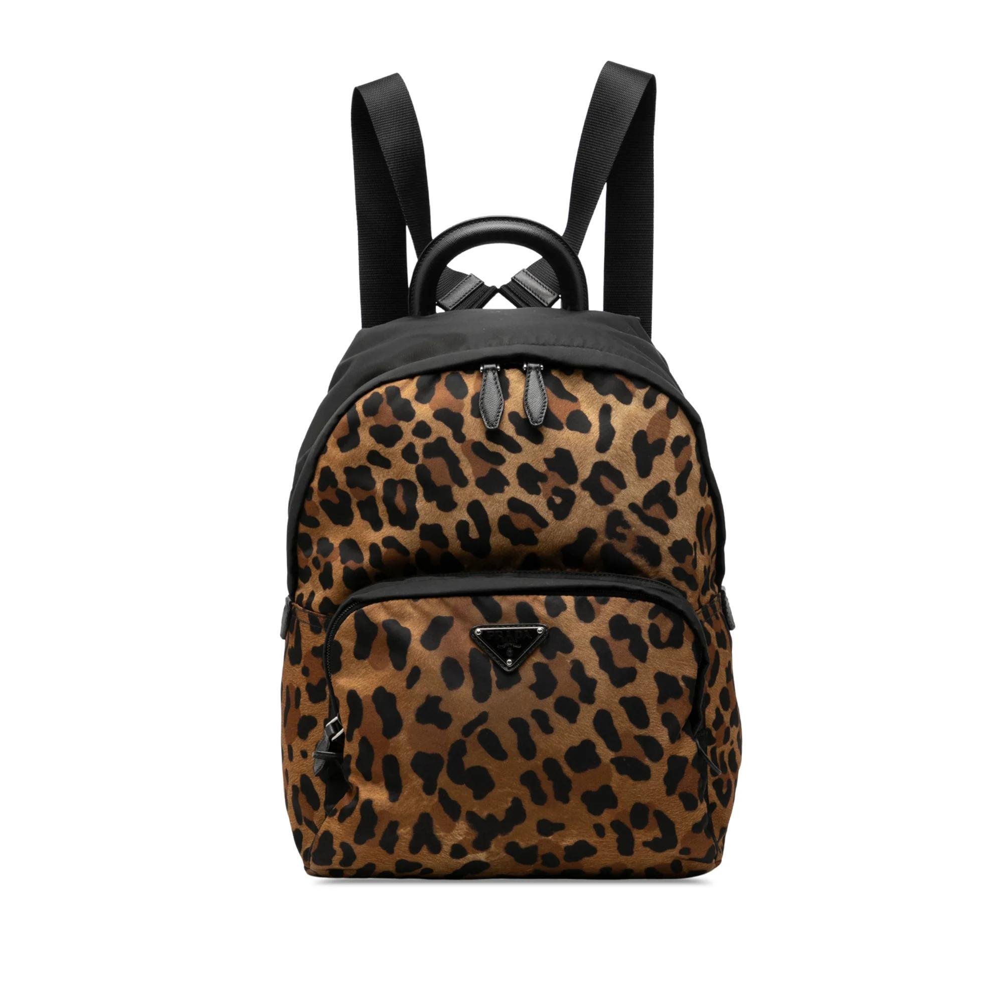 Leather backpack