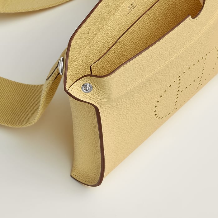 Jaune Poussin Hermès Videpoches Bag