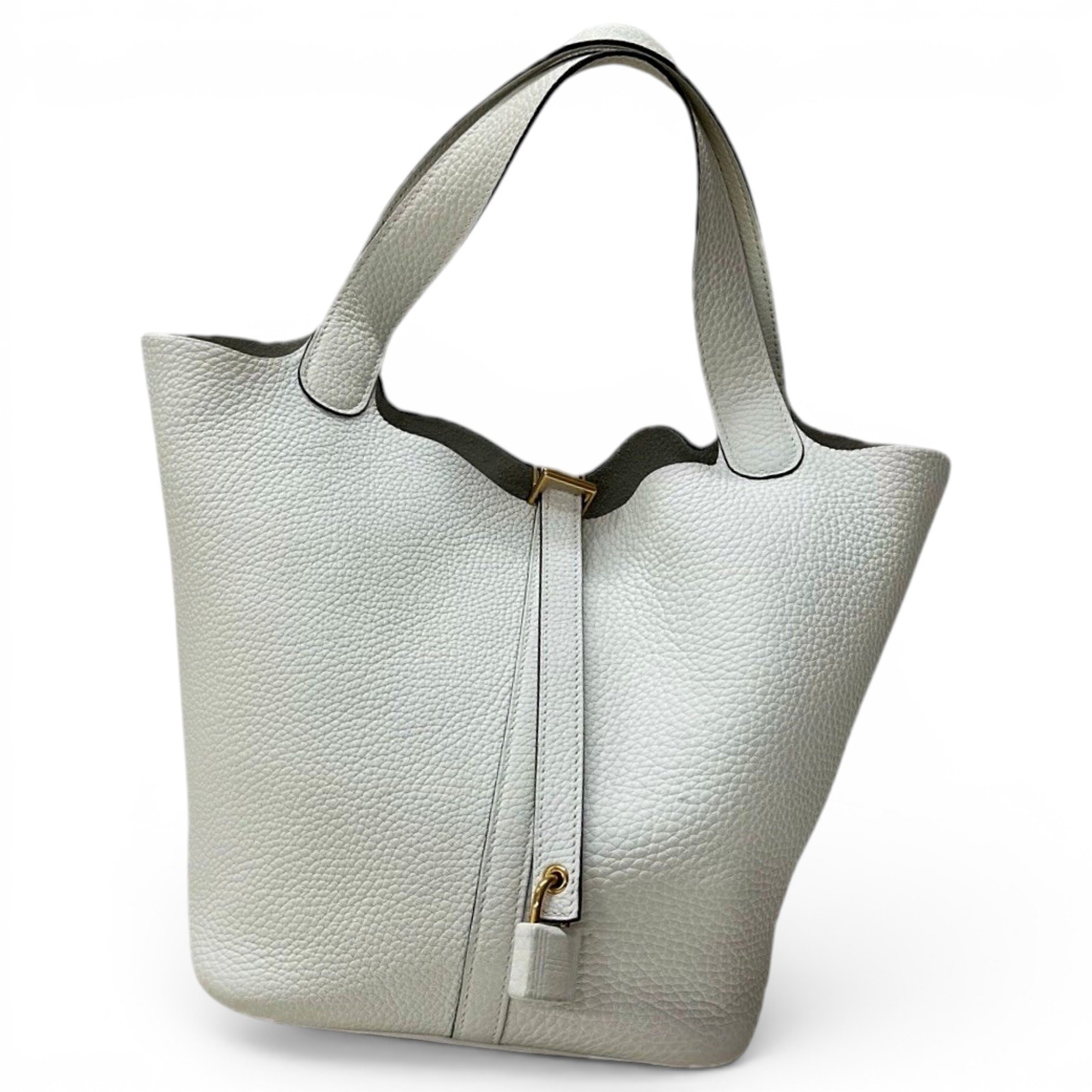 Picotin leather handbag