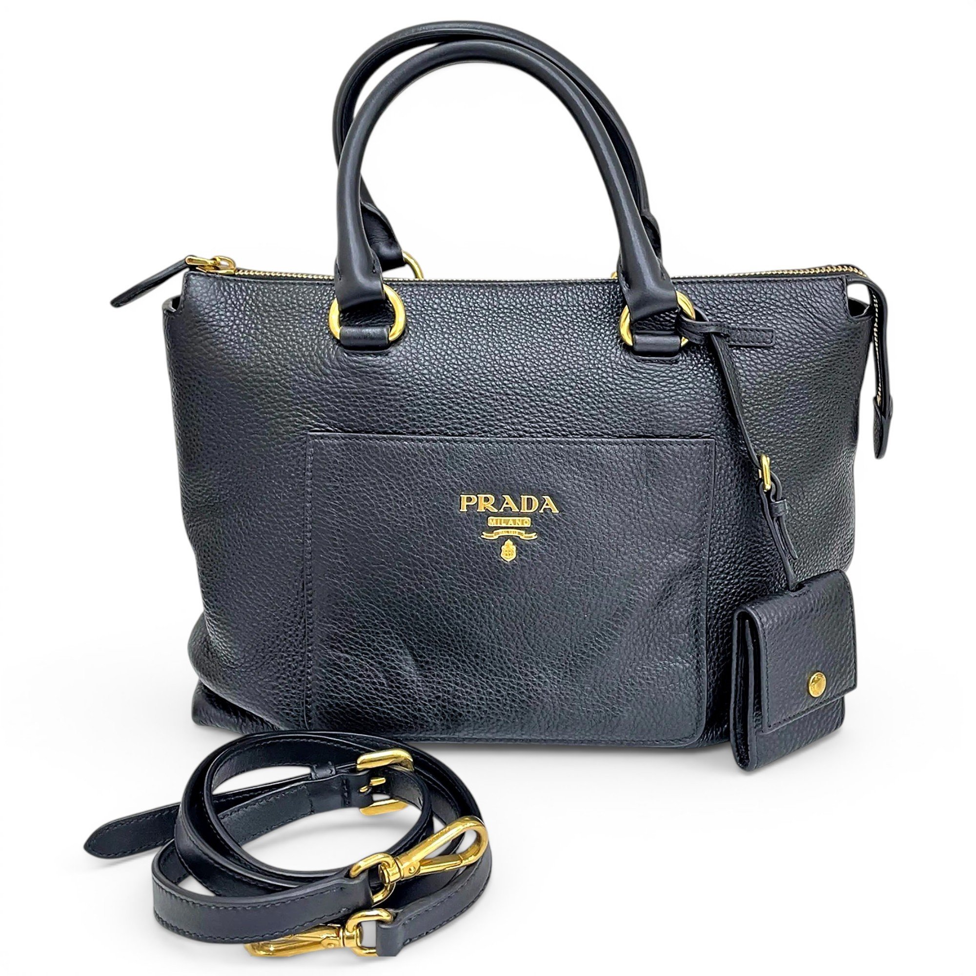 Leather tote