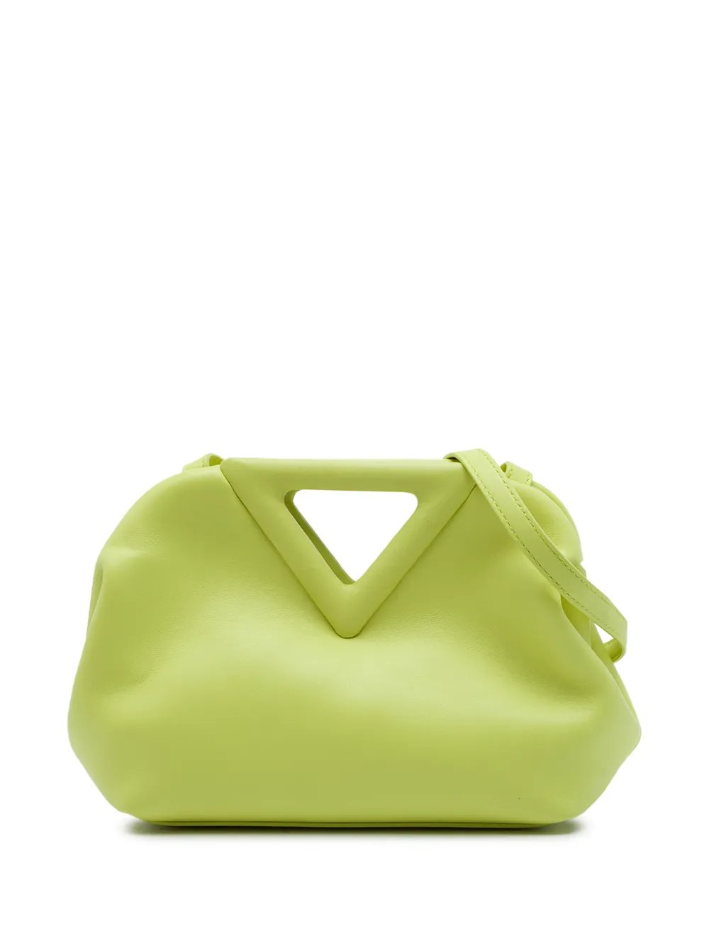 Bottega Veneta 2012-2026 Small Leather The Point Triangle satchel
