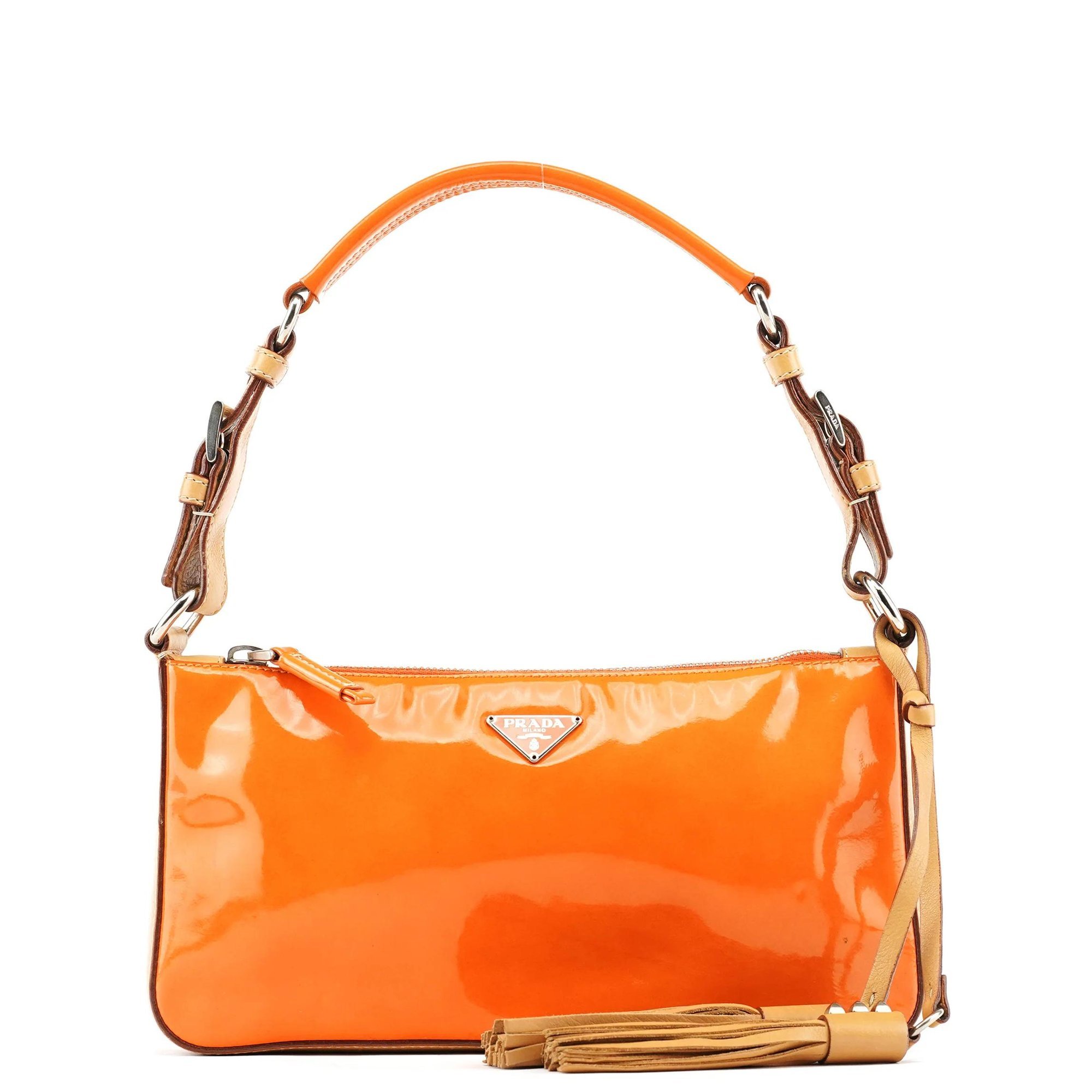 Re-Edition 1995 patent leather handbag