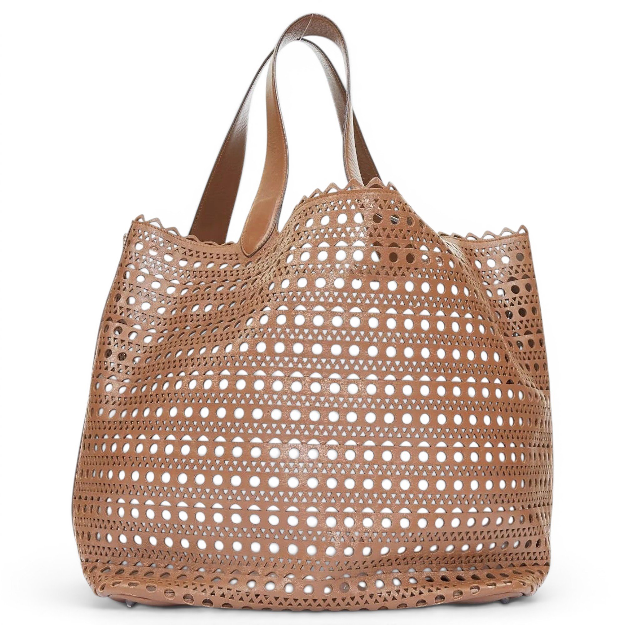 Leather handbag