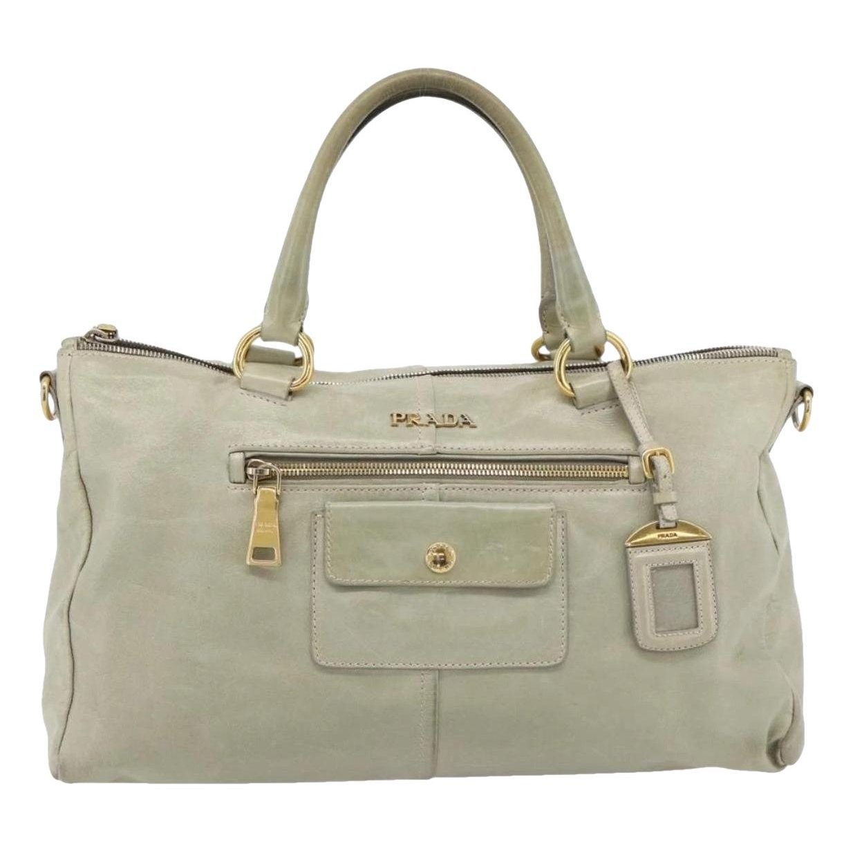 Leather handbag