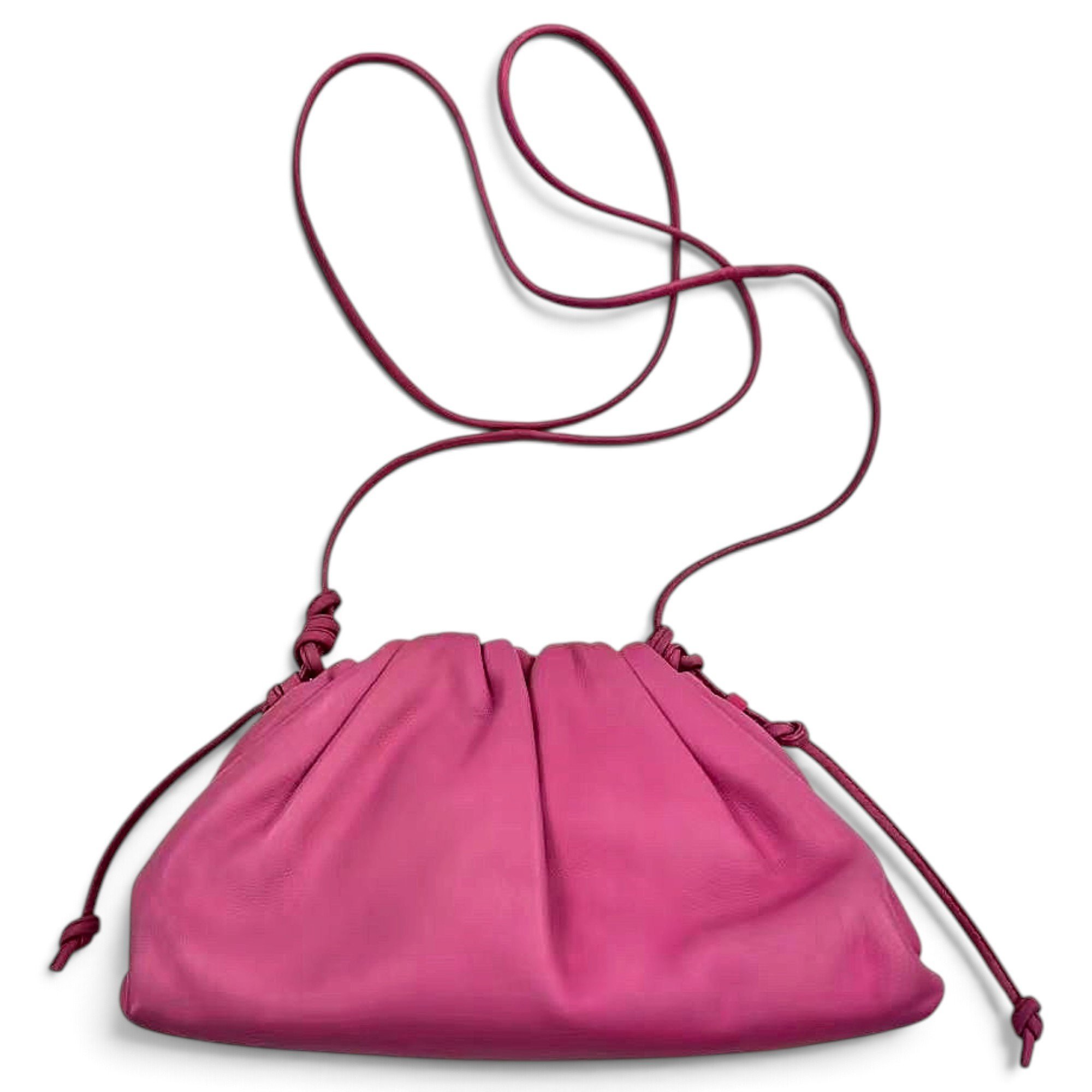 Pouch leather handbag