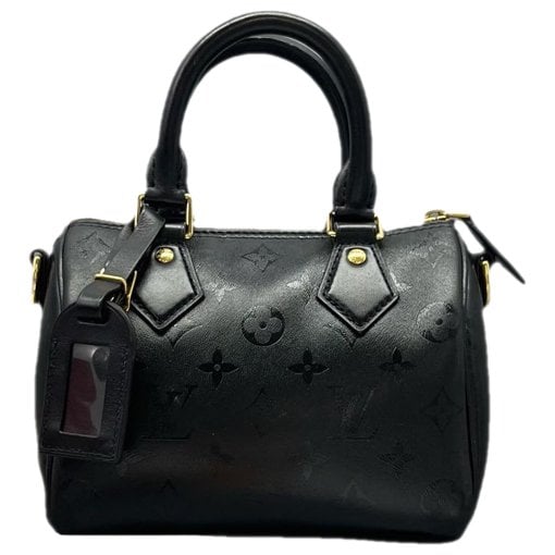 Speedy leather handbag