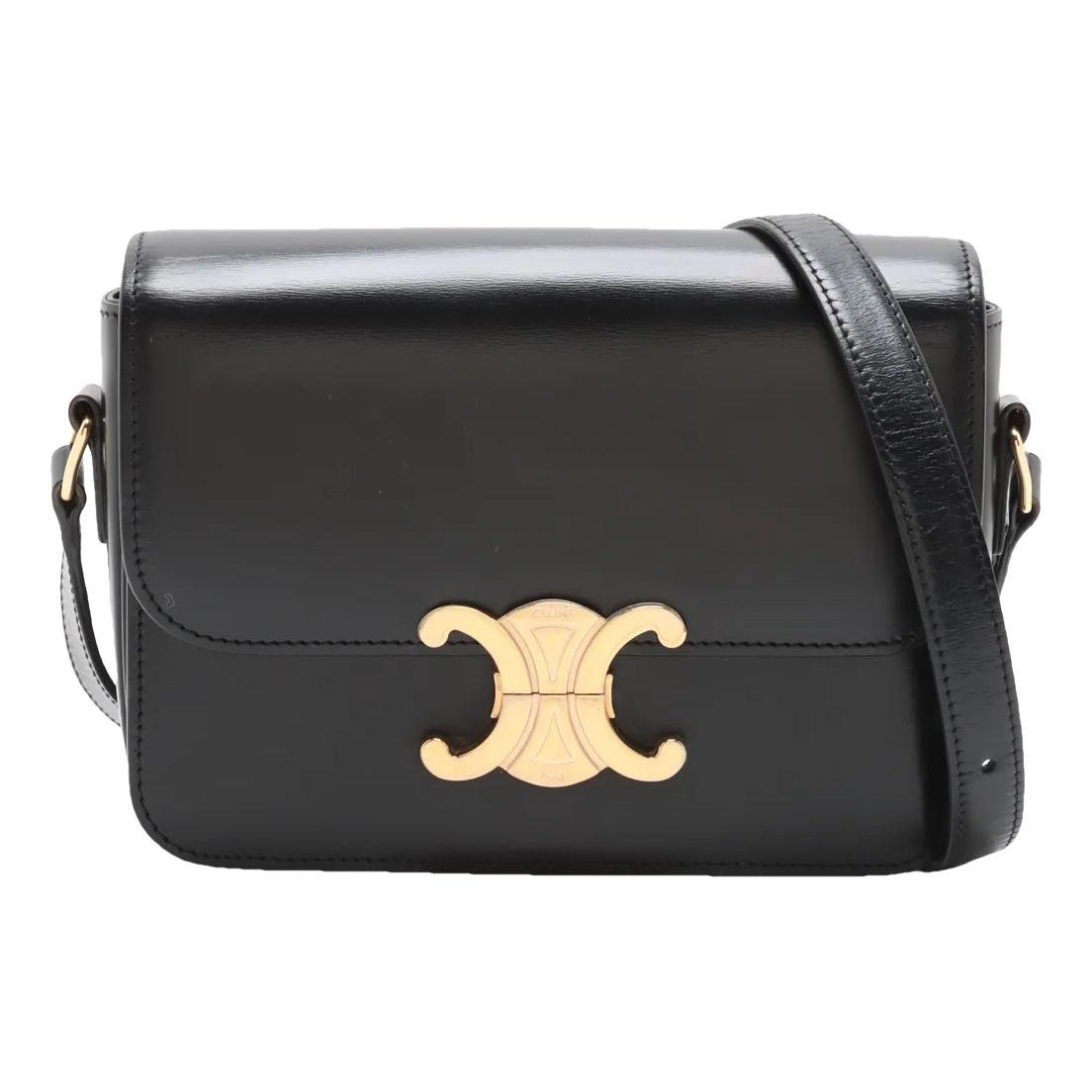 Triomphe leather handbag