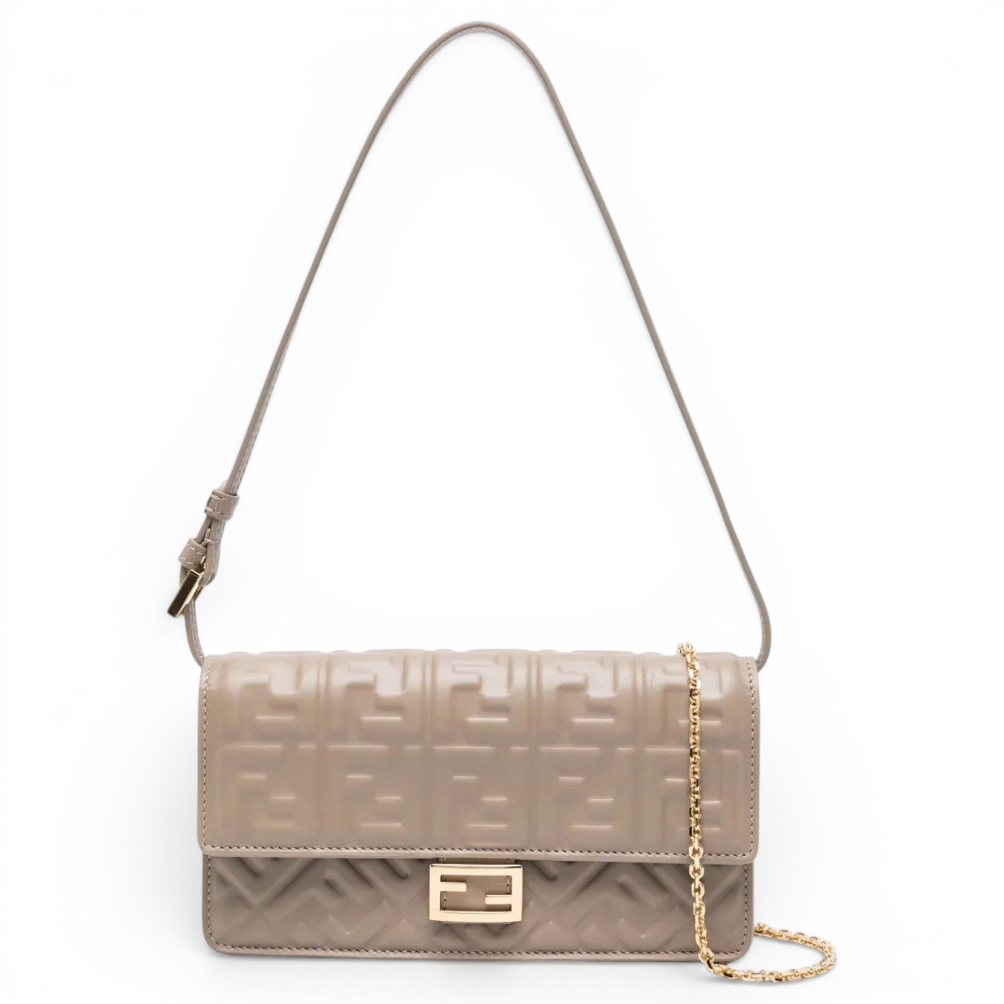 Baguette leather handbag